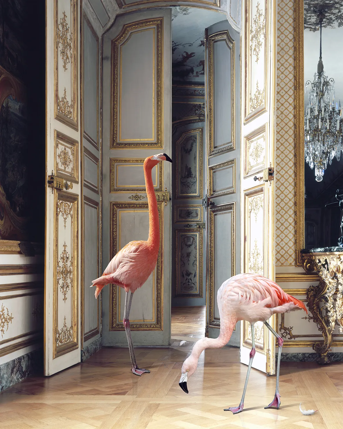 Karen Knorr, Fables - Chantilly, The Battle Gallery (2), 2010