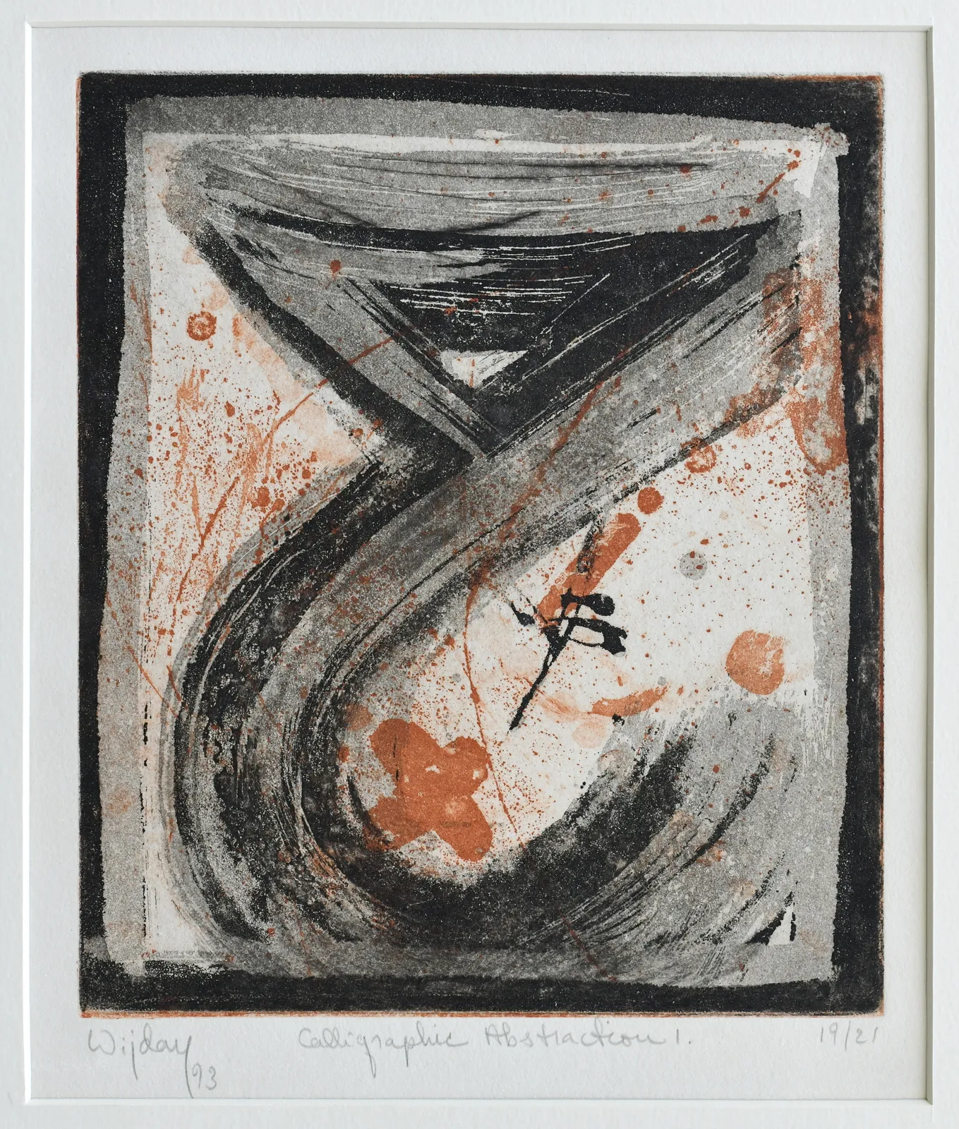 Wijdan, Calligraphic abstraction, 1993