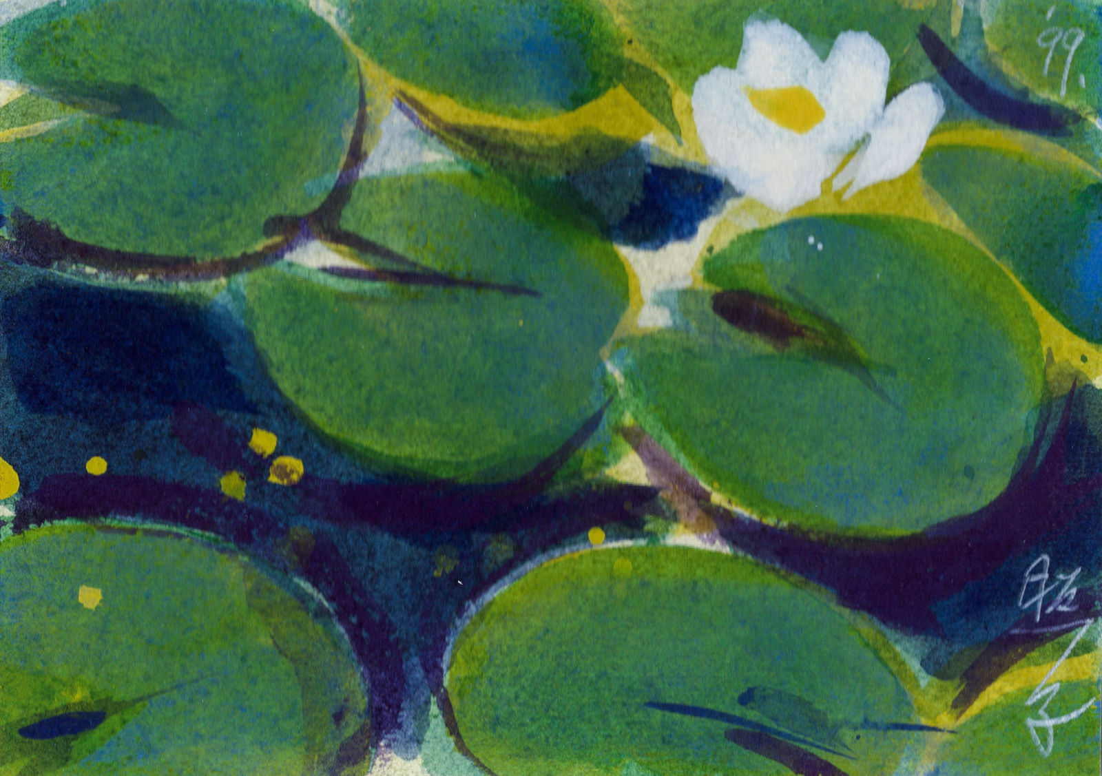 Teruko Yokoi, Ohne Titel (Japanese Diary - Water Lily), 1999