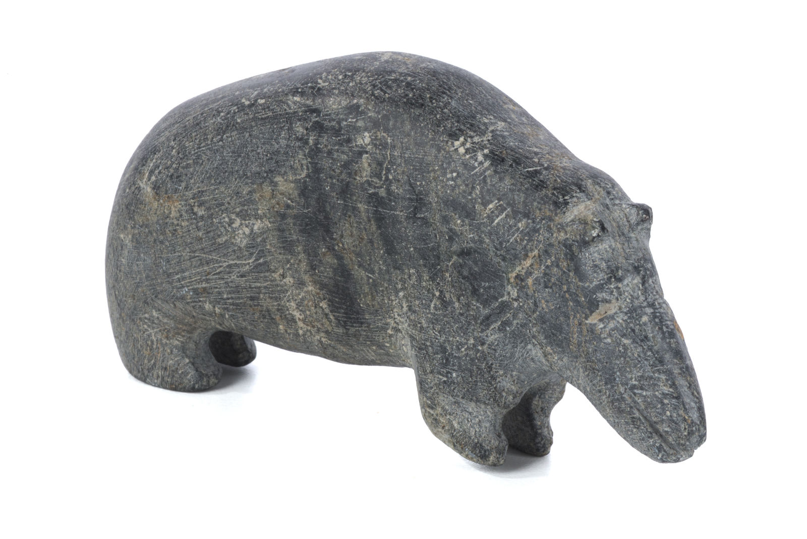 UNIDENTIFIED INUIT ARTIST, QAMANI'TUAQ (BAKER LAKE), Bear, c. 1960s