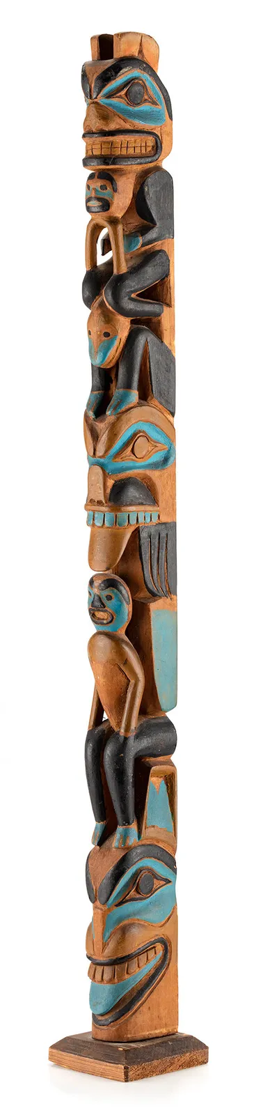 UNIDENTIFIED TLINGIT ARTIST, Sitka Tlingit Pole, c. 1930s