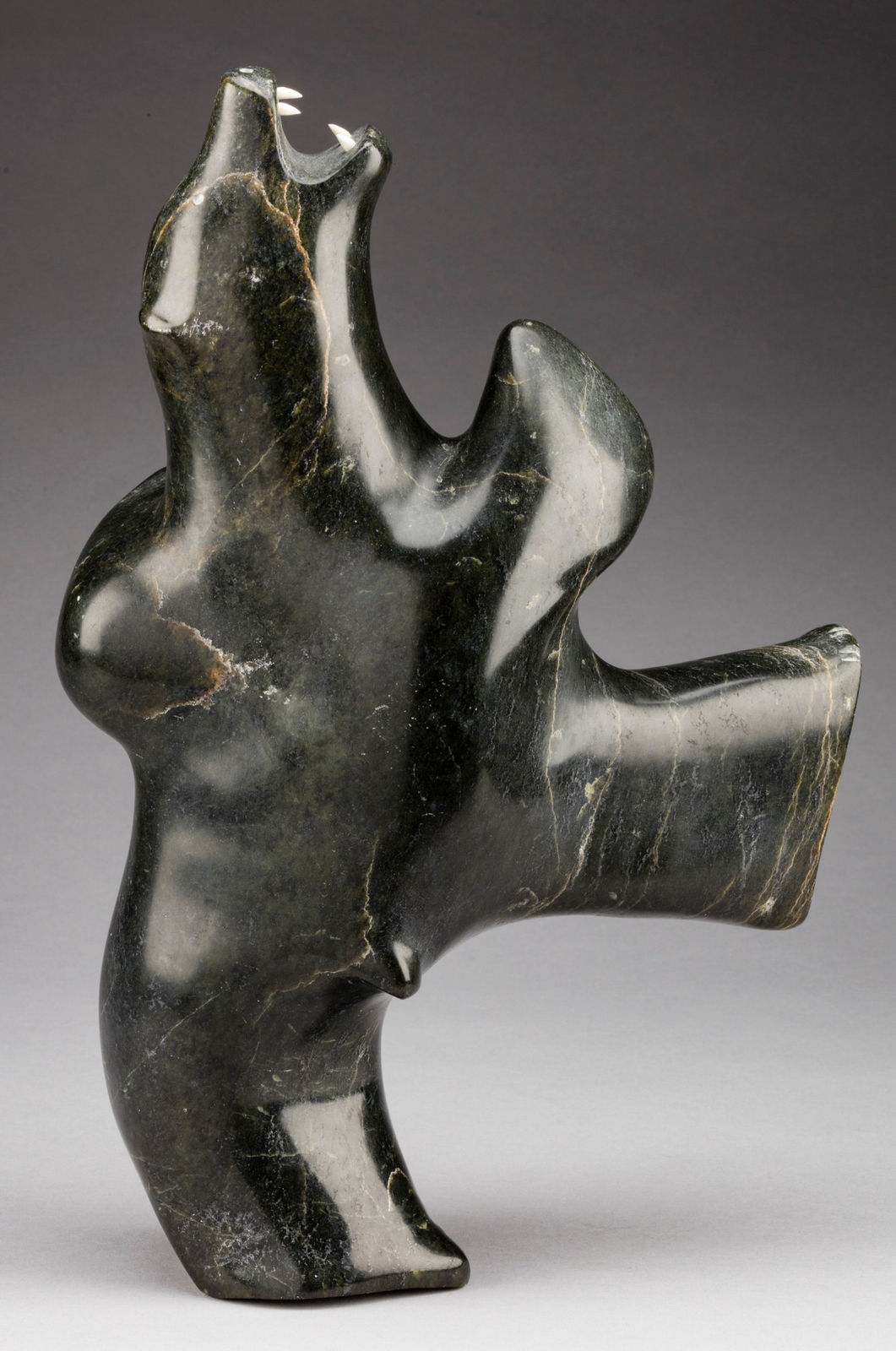 PAUTA SAILA, R.C.A. (1916-2009) KINNGAIT (CAPE DORSET), Dancing Polar Bear, mid-1980s