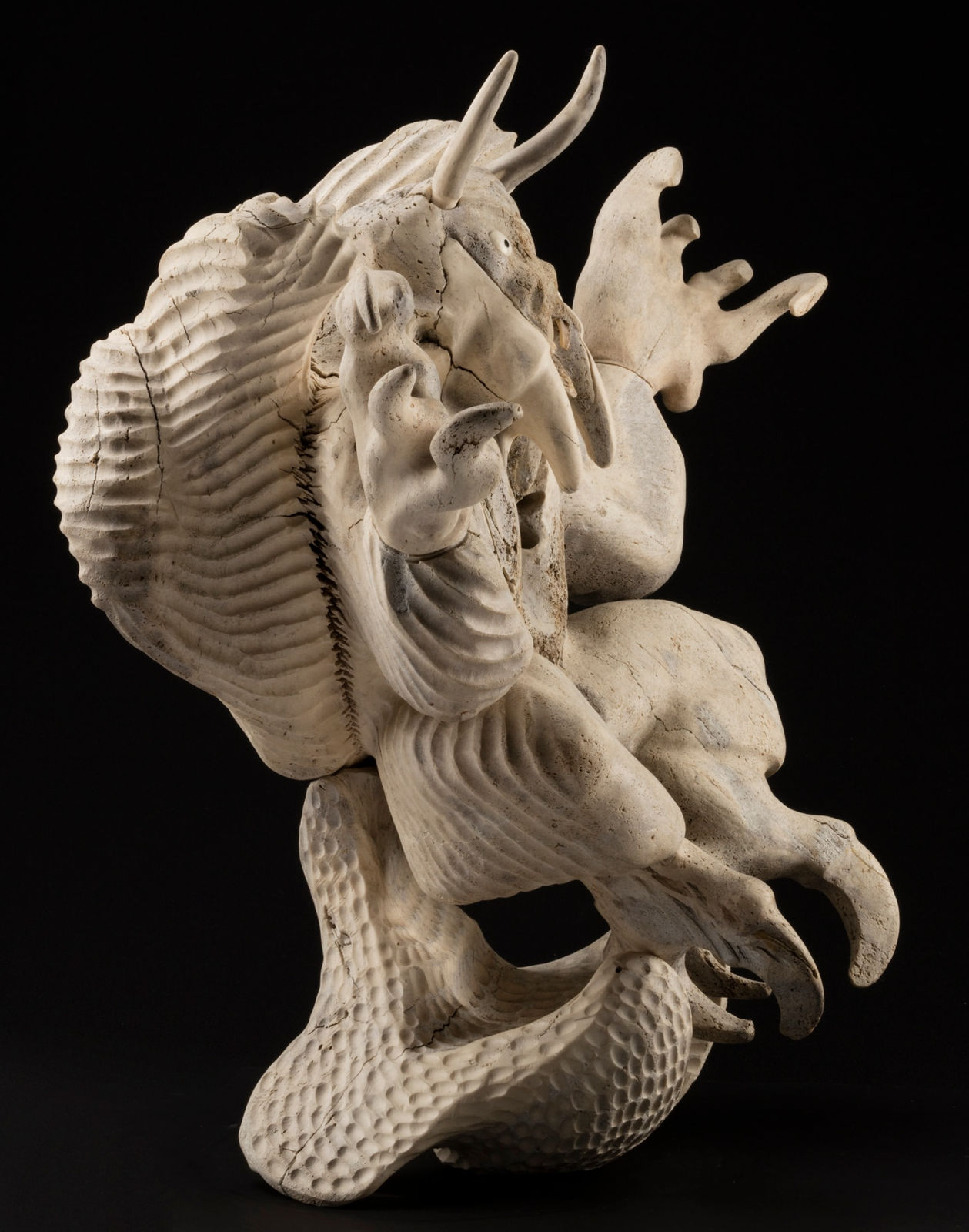 CHARLIE UGYUK (1931-1998) TALOYOAK (SPENCE BAY), Female Demon with Young, c. 1996-97