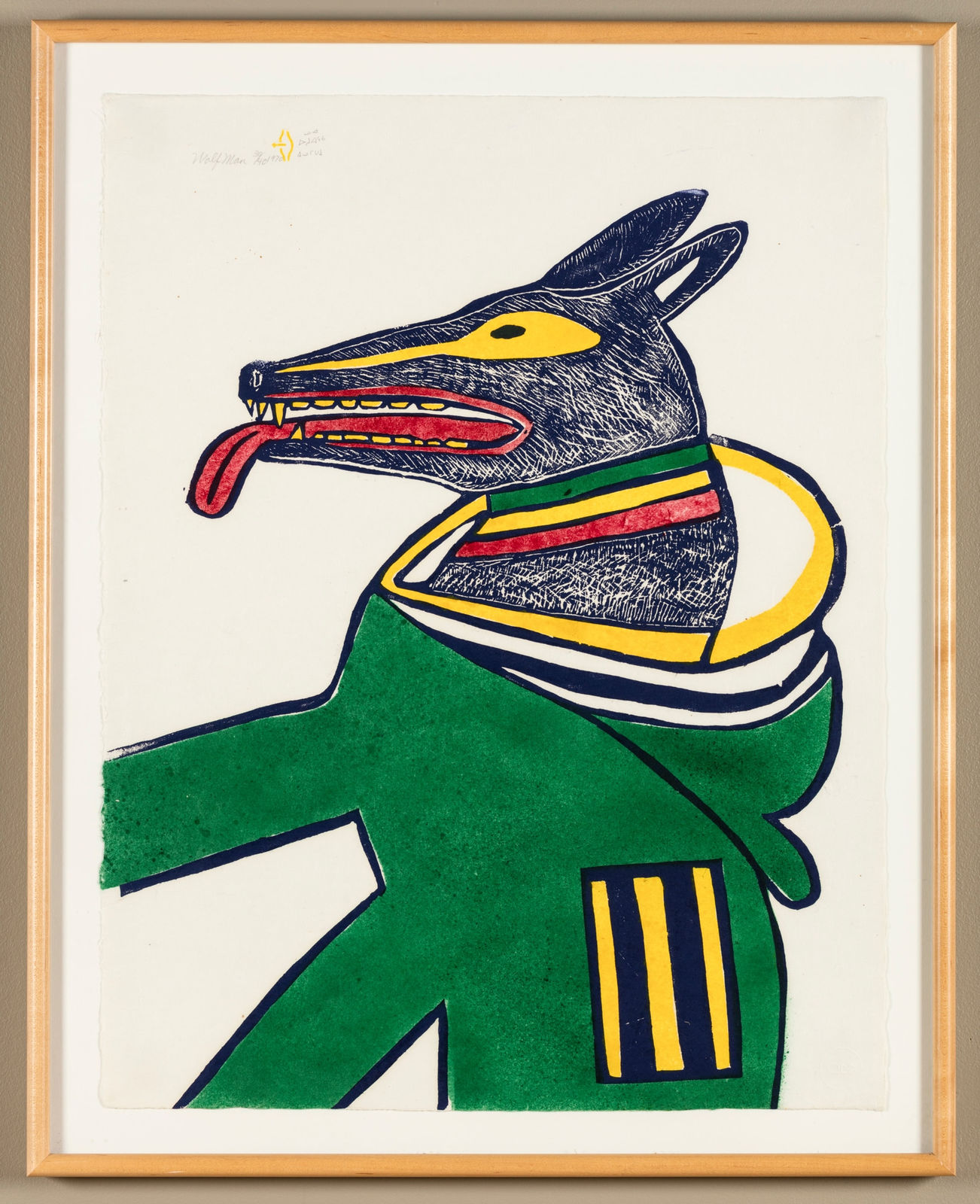 WILLIAM NOAH (1943-2020) QAMANI'TUAQ (BAKER LAKE), Wolf Man, 1971 #30