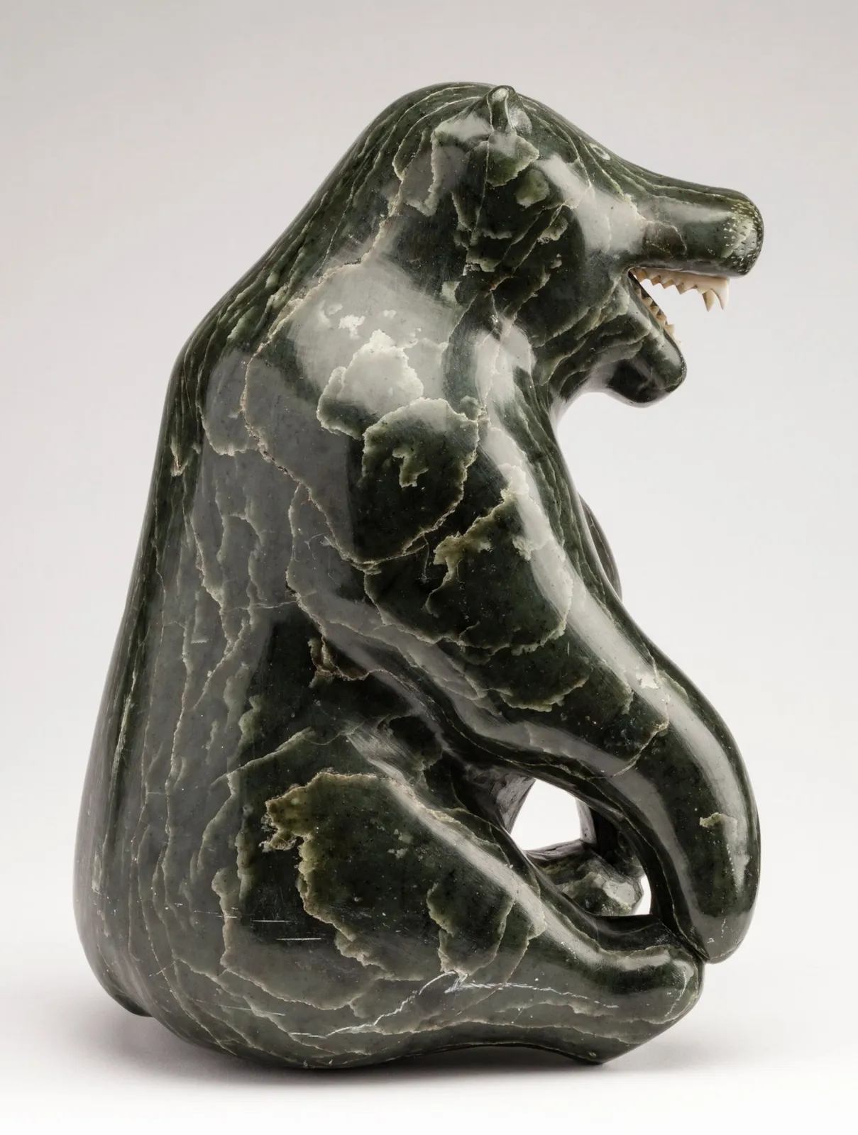 ELIJASSIAPIK (1912-1972) INUKJUAK (PORT HARRISON), Seated Polar Bear, c. 1955