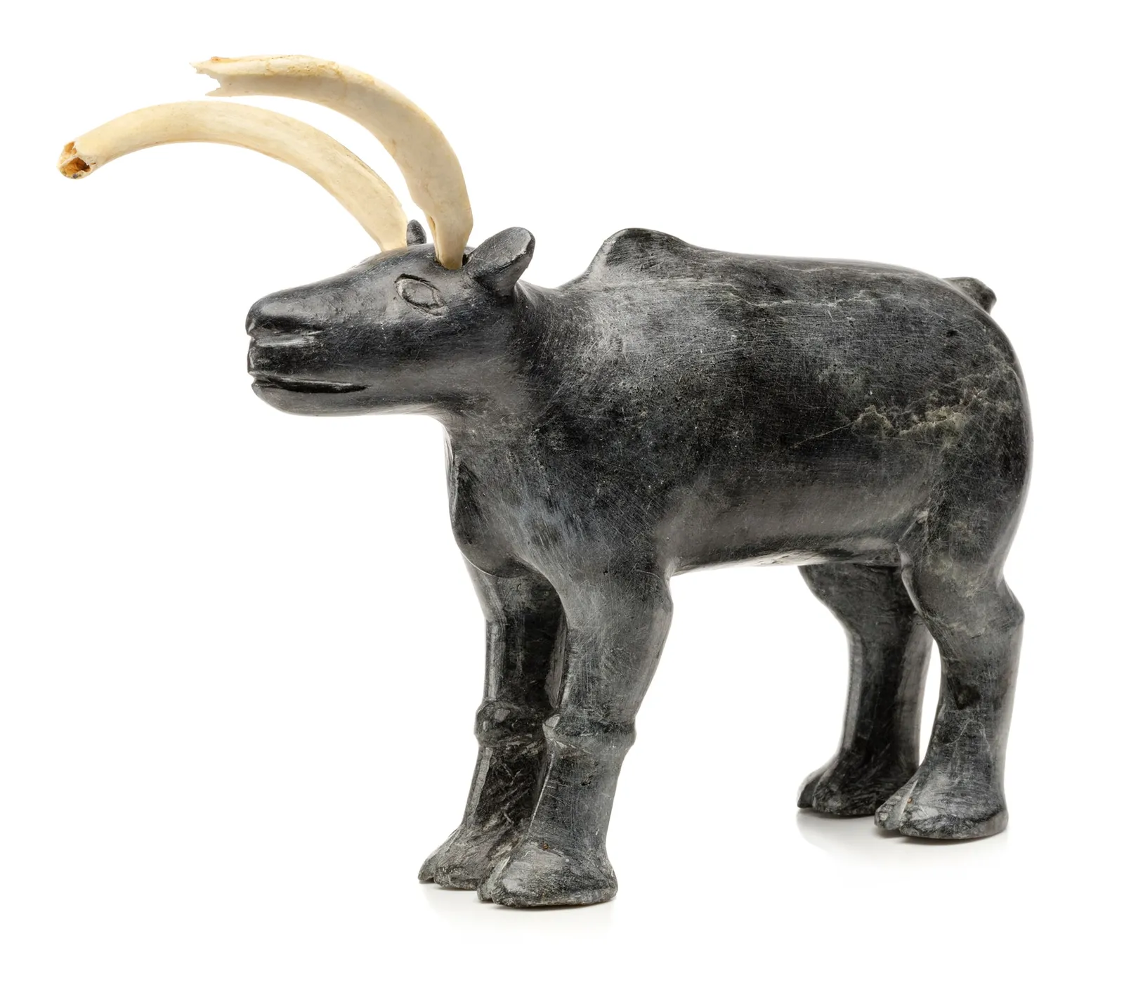 JOE TALIRUNILI (1893-1976) PUVIRNITUQ (POVUNGNITUK), Standing Caribou, c. 1965