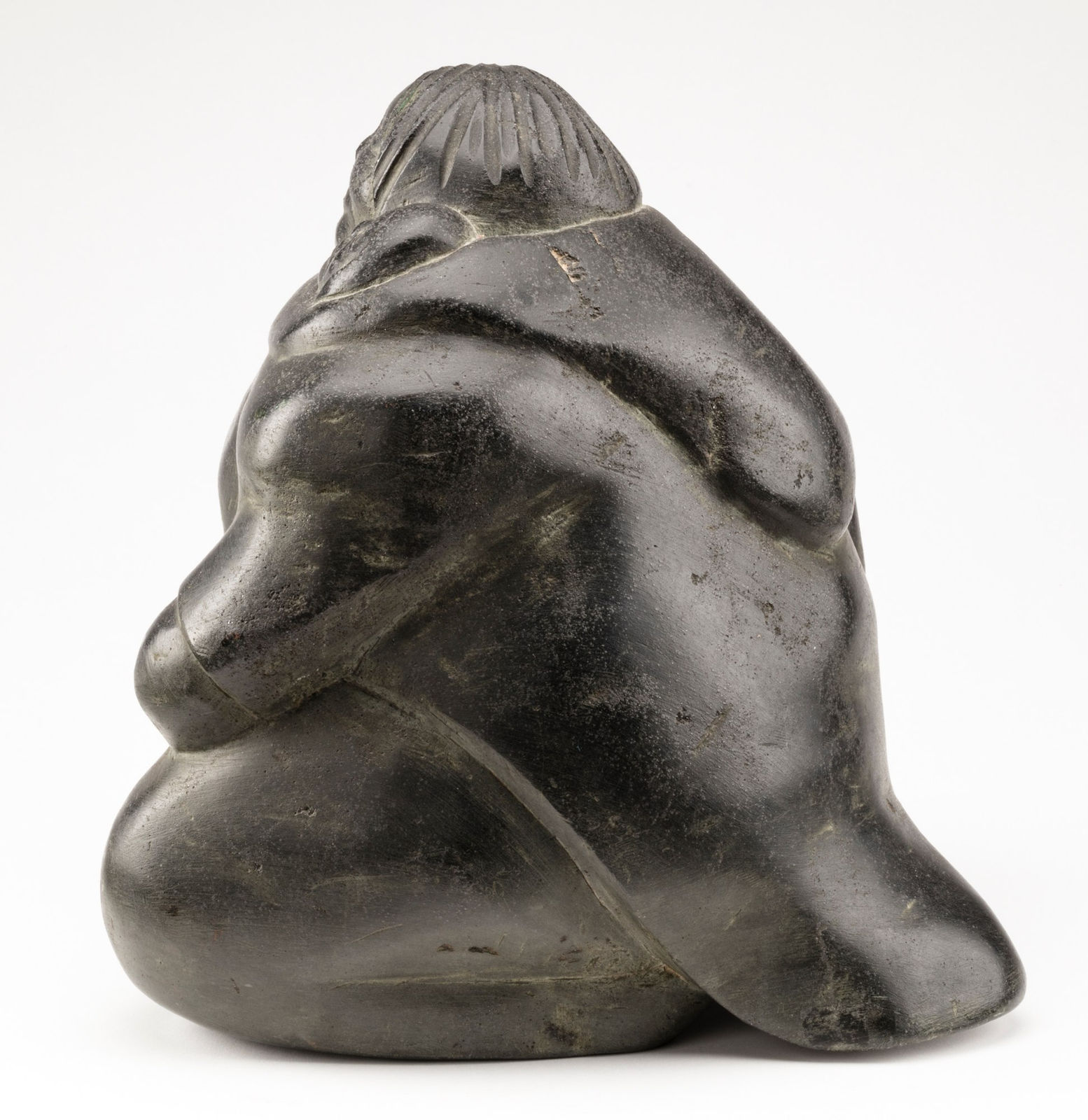 THOMAS SIVURAQ (1941-) QAMANI'TUAQ (BAKER LAKE), Mother with Two Children, 1980s