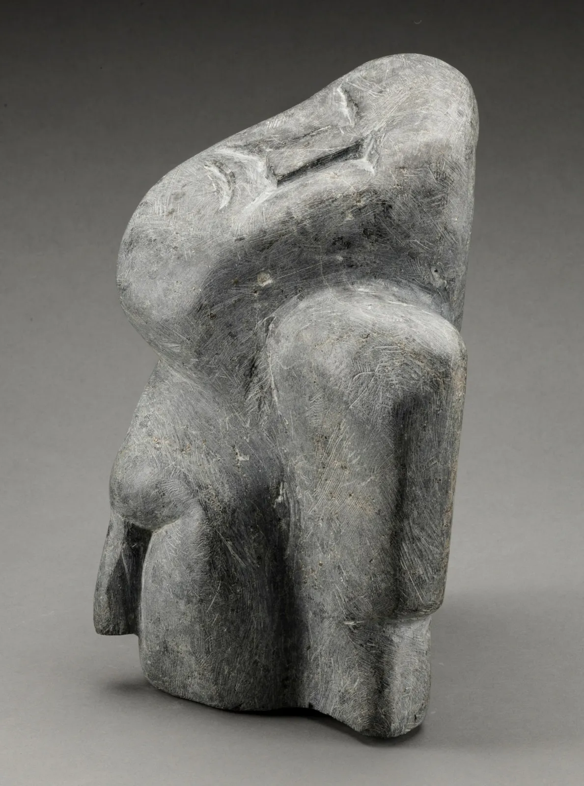 MARY KAHOOTSUAK MIKI (1920-1993) ARIVAT (ESKIMO POINT), Family Group, mid-late 1970s