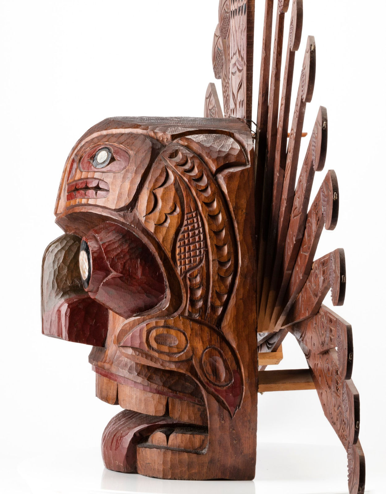 JIMMY JOHN (1876-1988), MOWACHAHT/MUCHALAHT (NUU-CHAH-NULTH), Maquinna Mask , c. 1973-1975