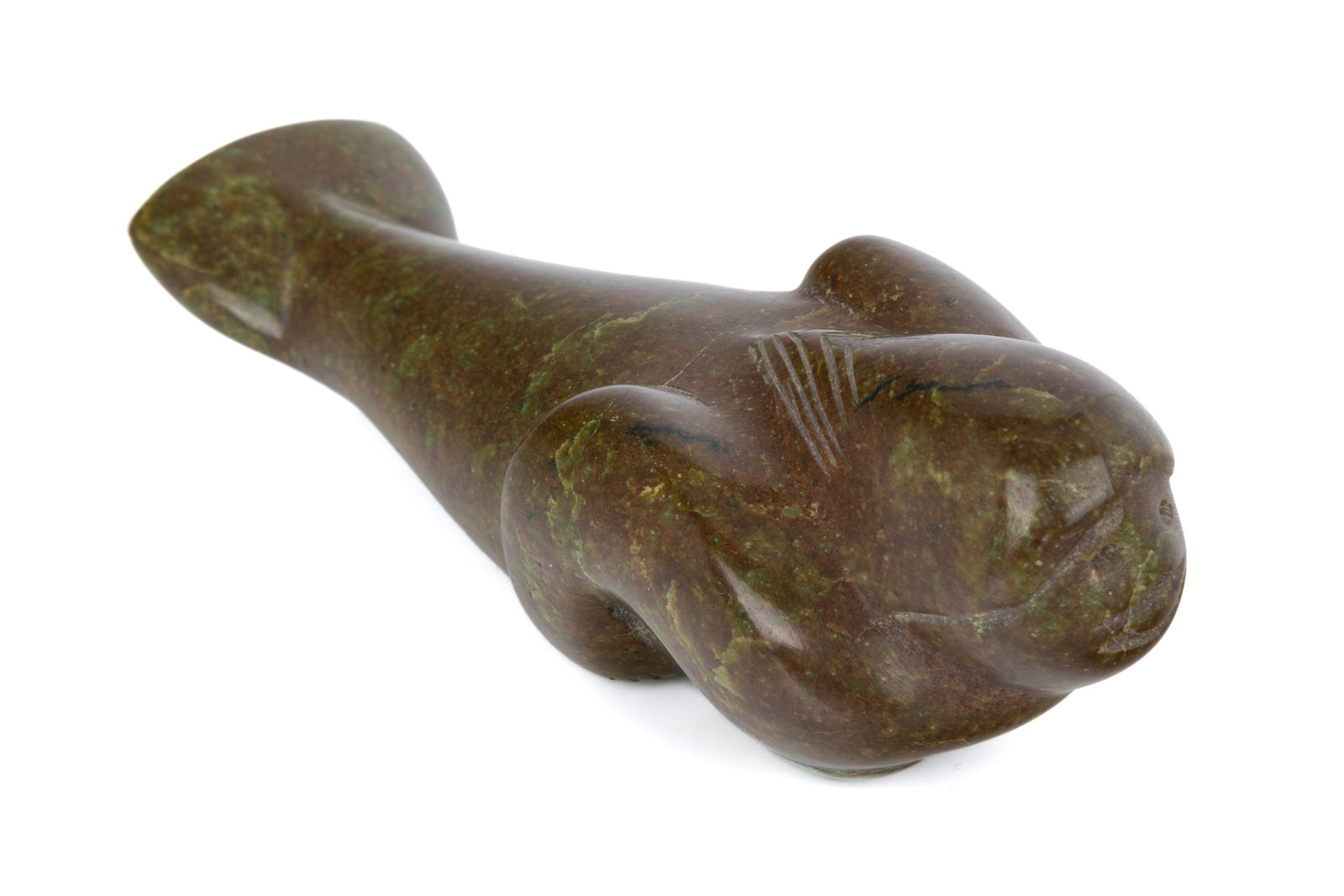 TEMELA PITSIULAK (1919-D) KIMMIRUT (LAKE HARBOUR), Swimming Sedna, 1970s