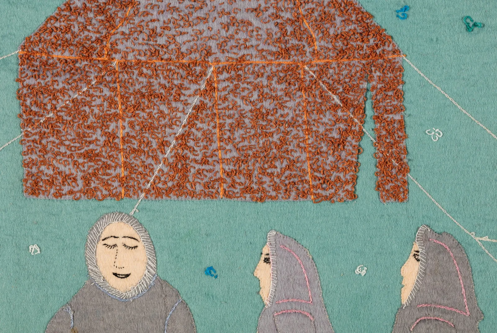 MIRIAM NANURLUQ QIYUK (1933-2016) QAMANI'TUAQ (BAKER LAKE), Spring Camp, 1988