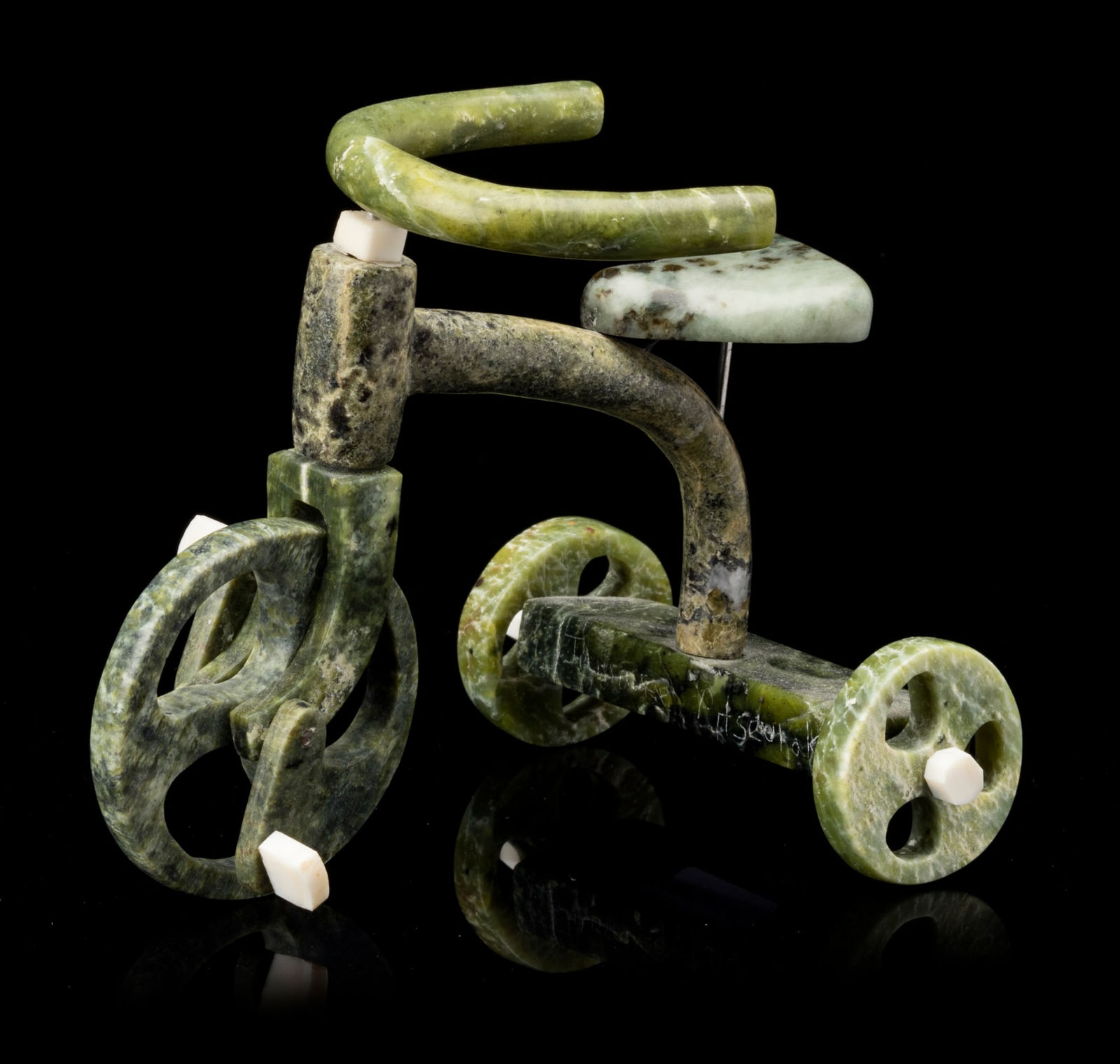 JAMASEE PITSEOLAK (1968-) KINNGAIT (CAPE DORSET), Tricycle, 2004