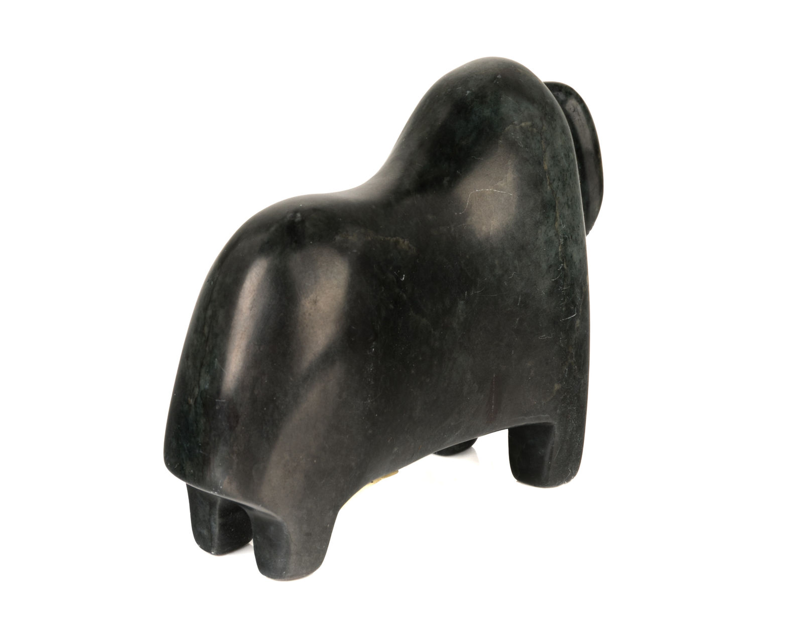 GEORGE ARLUK (1949-2023) ARVIAT (ESKIMO POINT), Muskox, 1990s