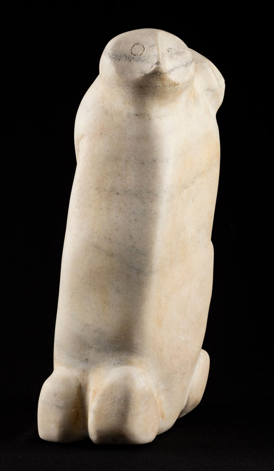 LATCHOLASSIE AKESUK (1919-2000) KINNGAIT (CAPE DORSET), Owl Couple, c. 1970-72