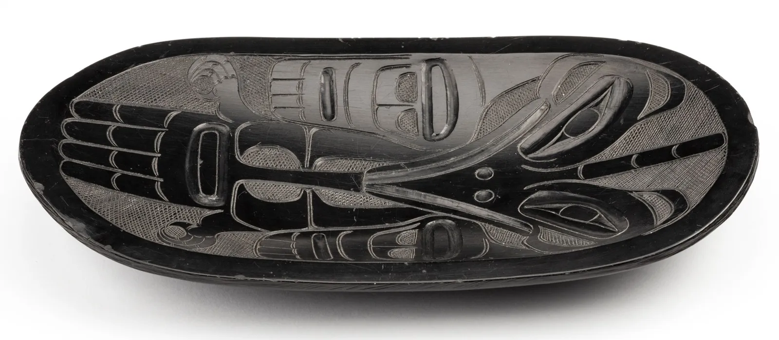 UNIDENTIFIED HAIDA MAKER, Raven Platter, c. 1900