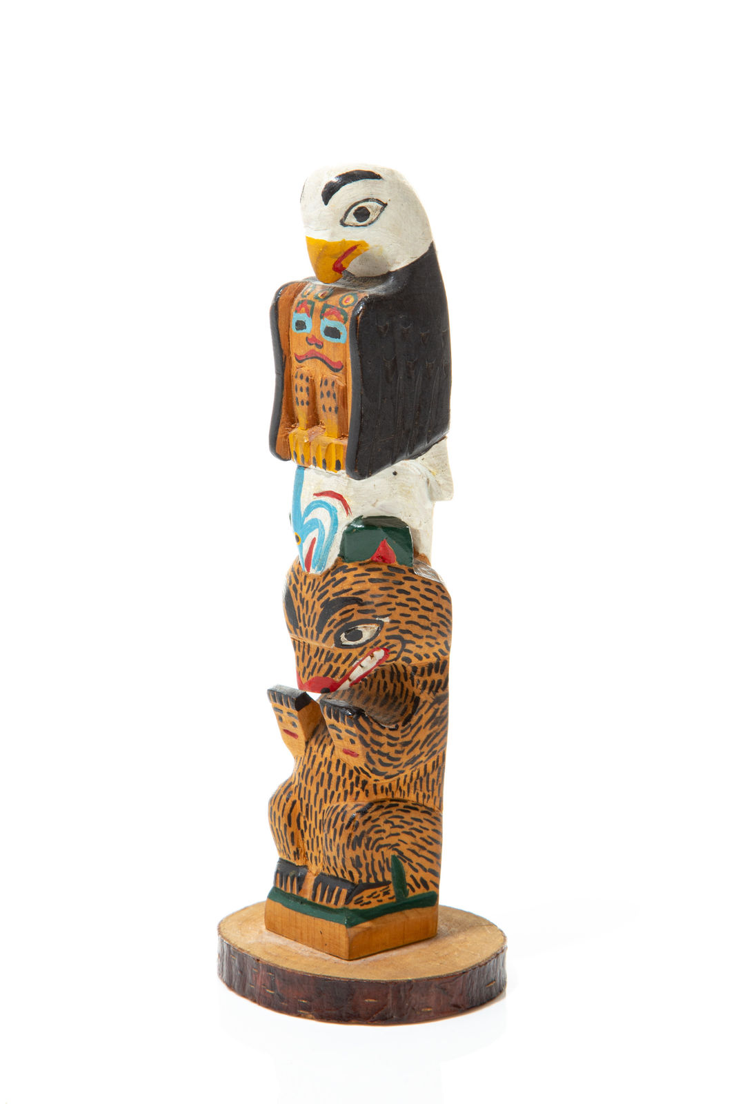 ELI TAIT (1872-1949) ALASKAN TSIMSHIAN, METLAKATLA, AK, Model Totem, c. 1920-1940