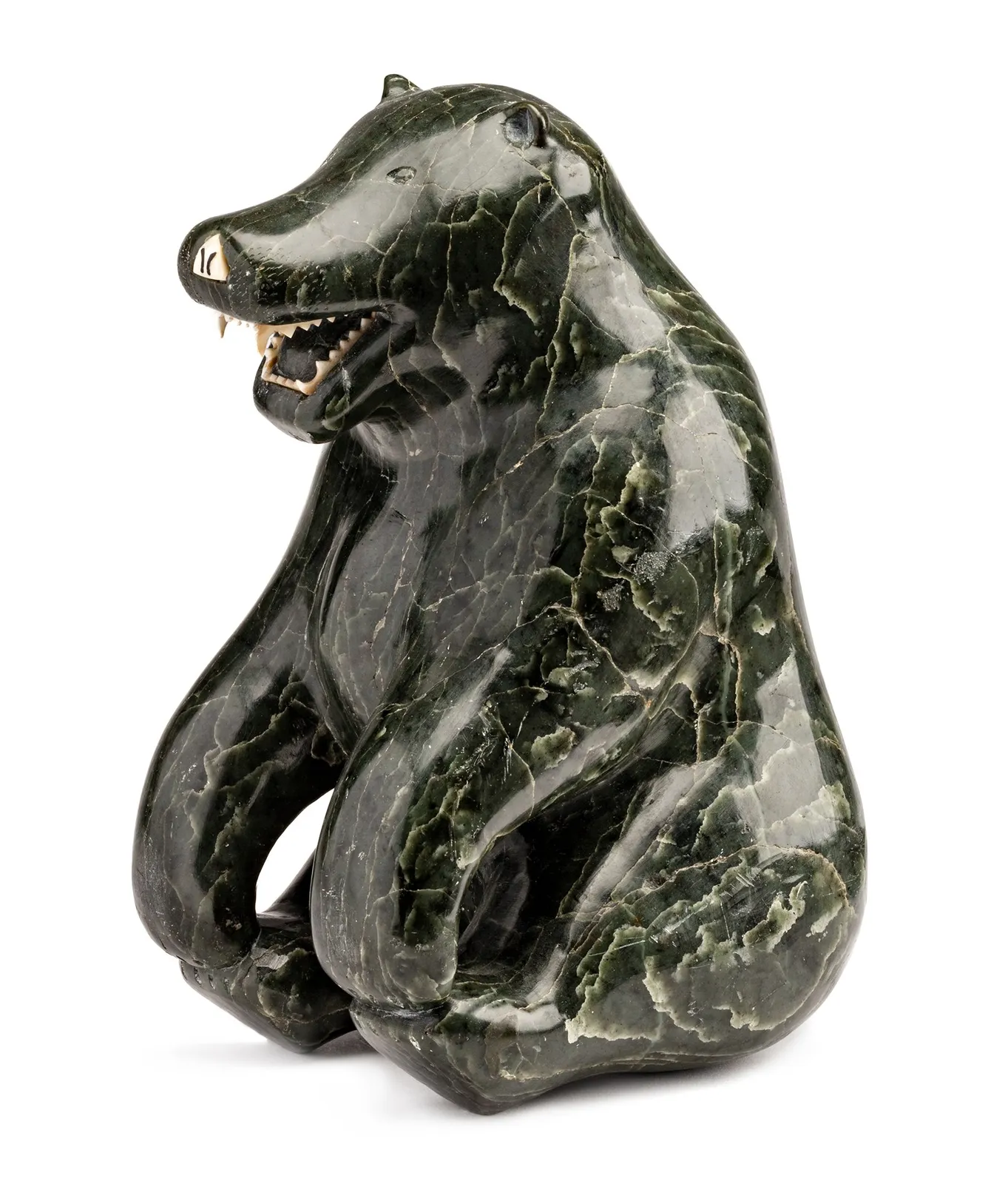 ELIJASSIAPIK (1912-1972) INUKJUAK (PORT HARRISON), Seated Polar Bear, c. 1955