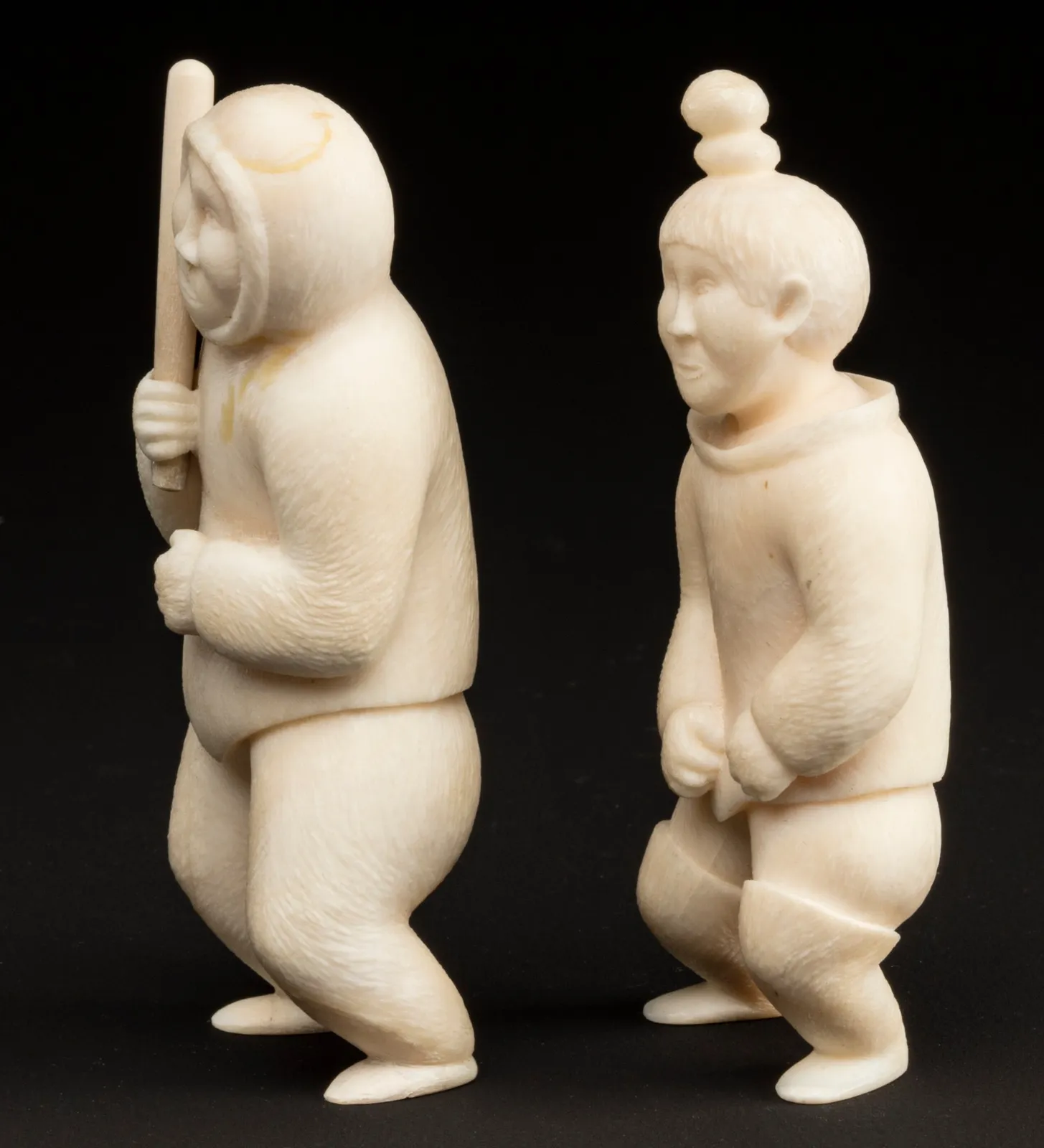 CECILIE KLEIST (1949-) GREENLAND, Man and Woman, early 1970s