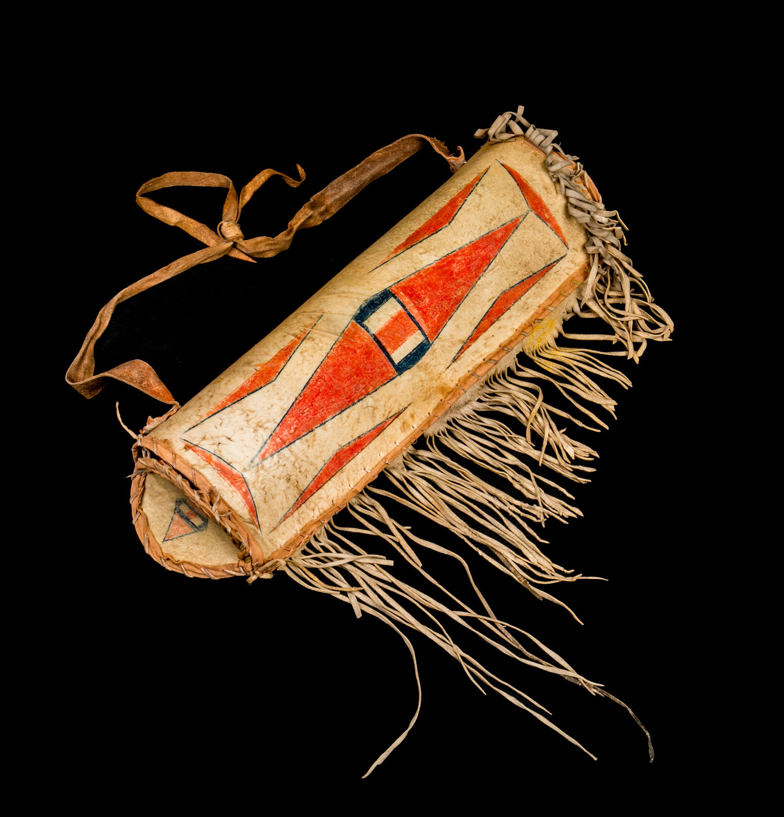 UNIDENTIFIED PLAINS ARTIST, Headdress Case, late 19th / early 20th century