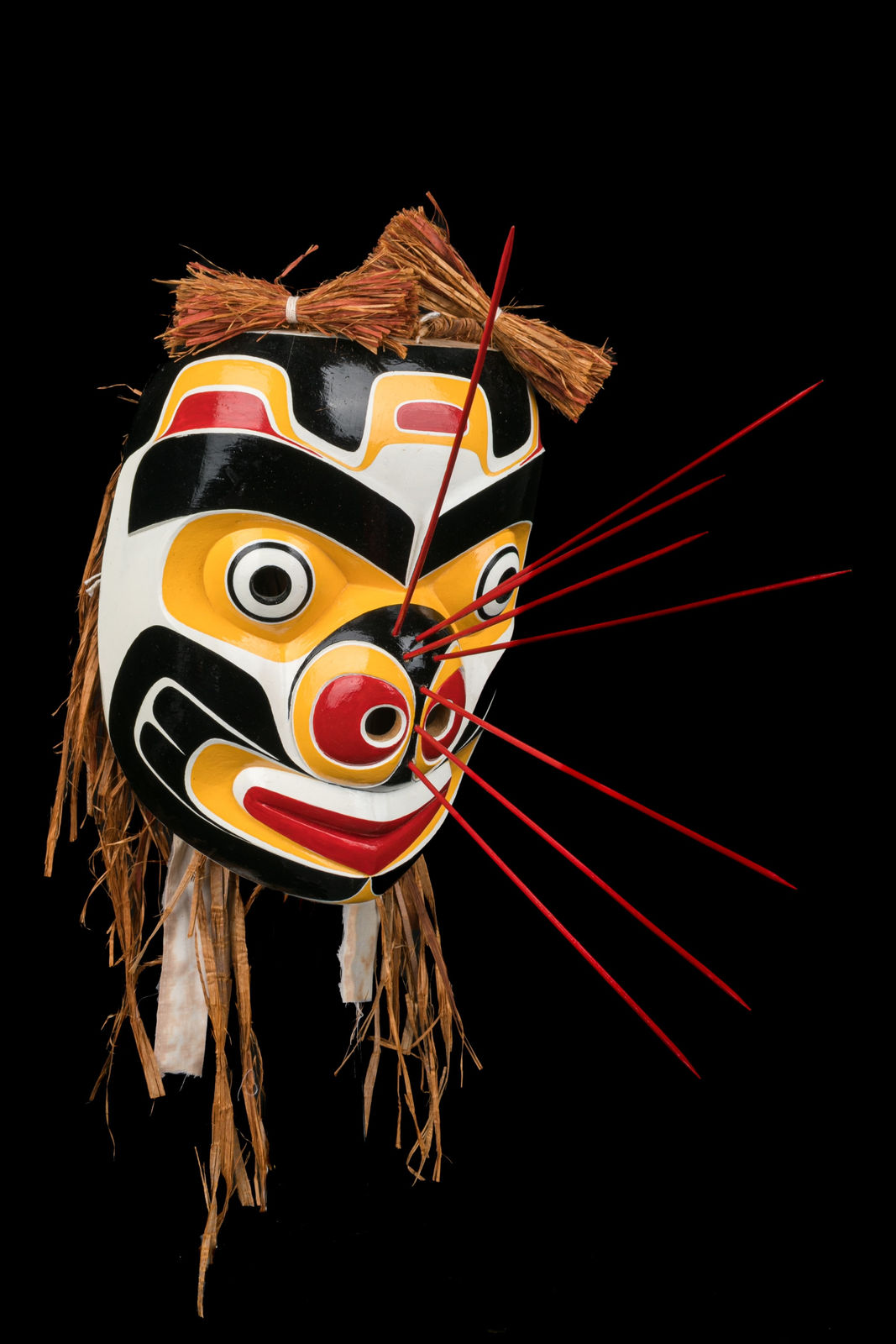 JAY BRABANT (1970-) CREE, VICTORIA, B.C., Bumblebee Mask, March 1986