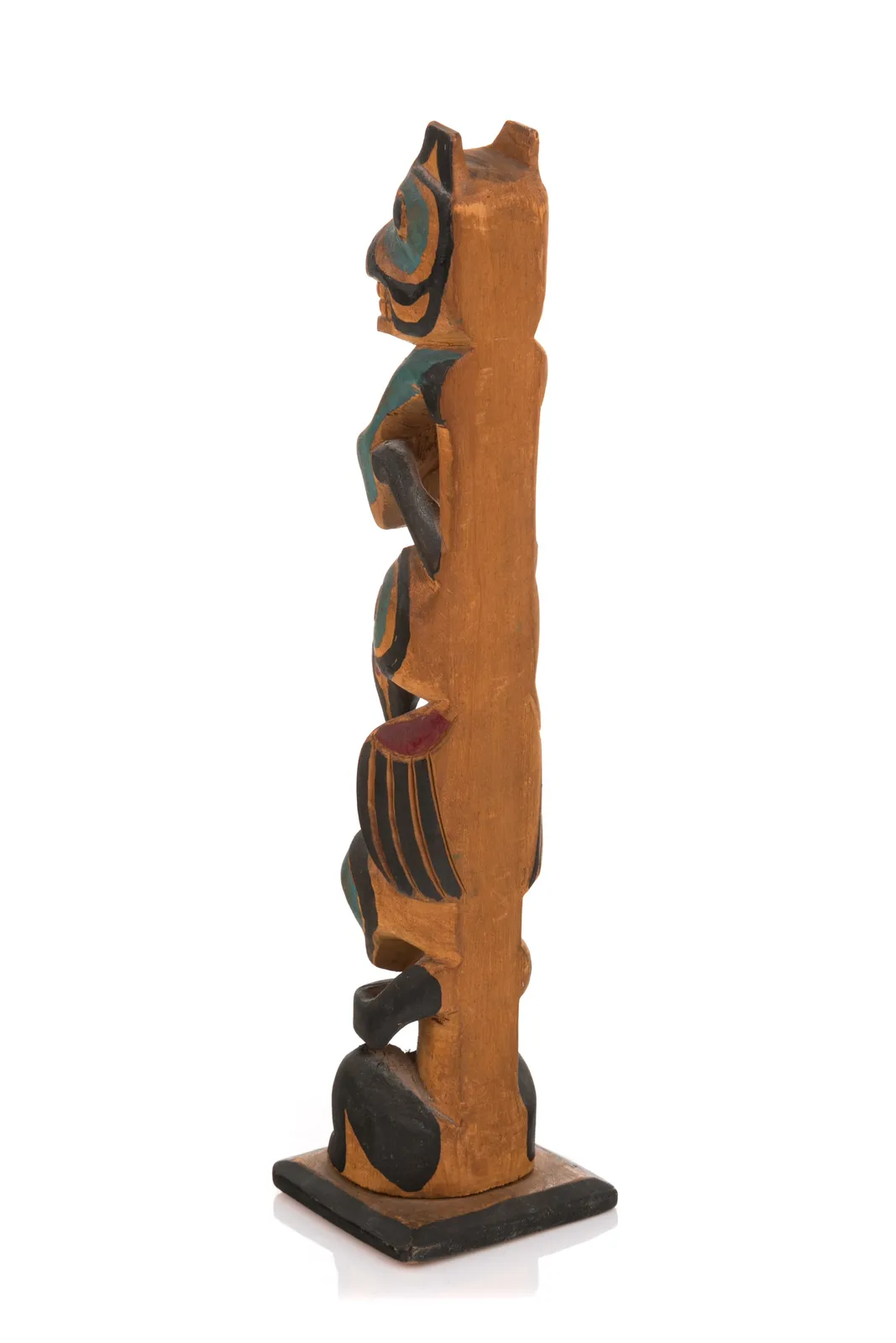 UNIDENTIFIED TLINGIT ARTIST, Model Totem Pole, c. 1920s