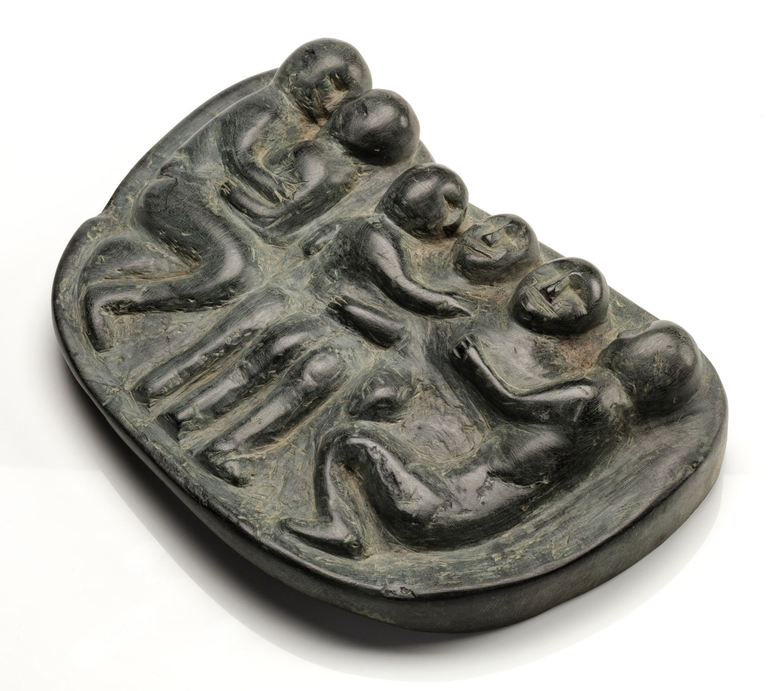 MIRIAM NANURLUQ QIYUK (1933-2016) QAMANI'TUAQ (BAKER LAKE), Together (Family Sleeping), 1984