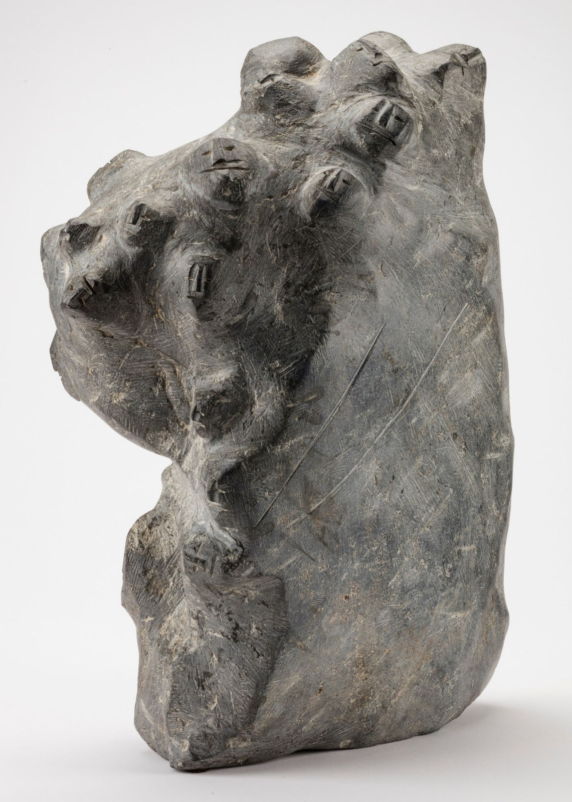 LUCY TASSEOR TUTSWEETOK (1934-2012) ARVIAT (ESKIMO POINT), Many Faces, late 1970s