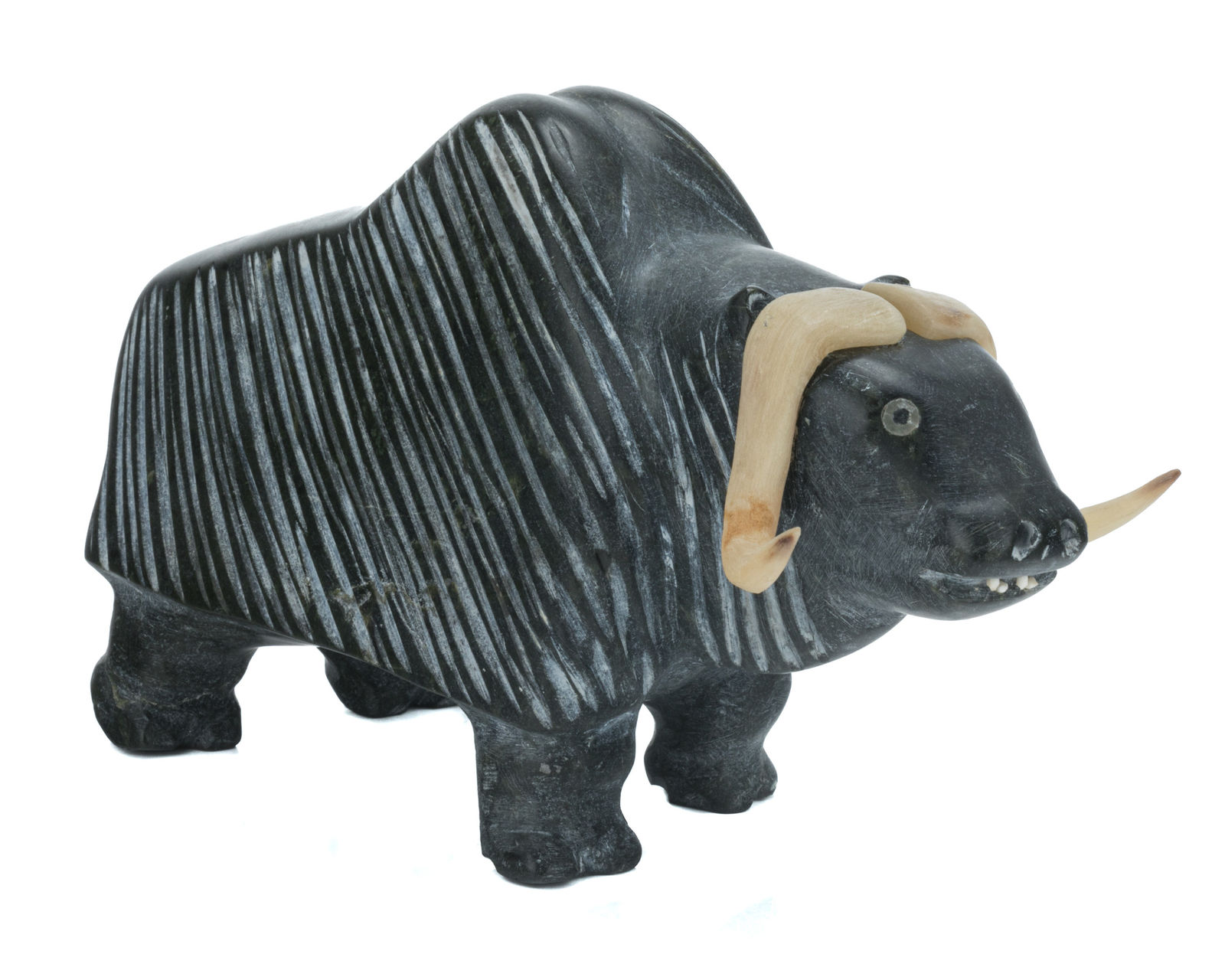 NELSON TAKKIRUQ (1930-) Uqsuqtuuq (Gjoa Haven), Muskox, 1992