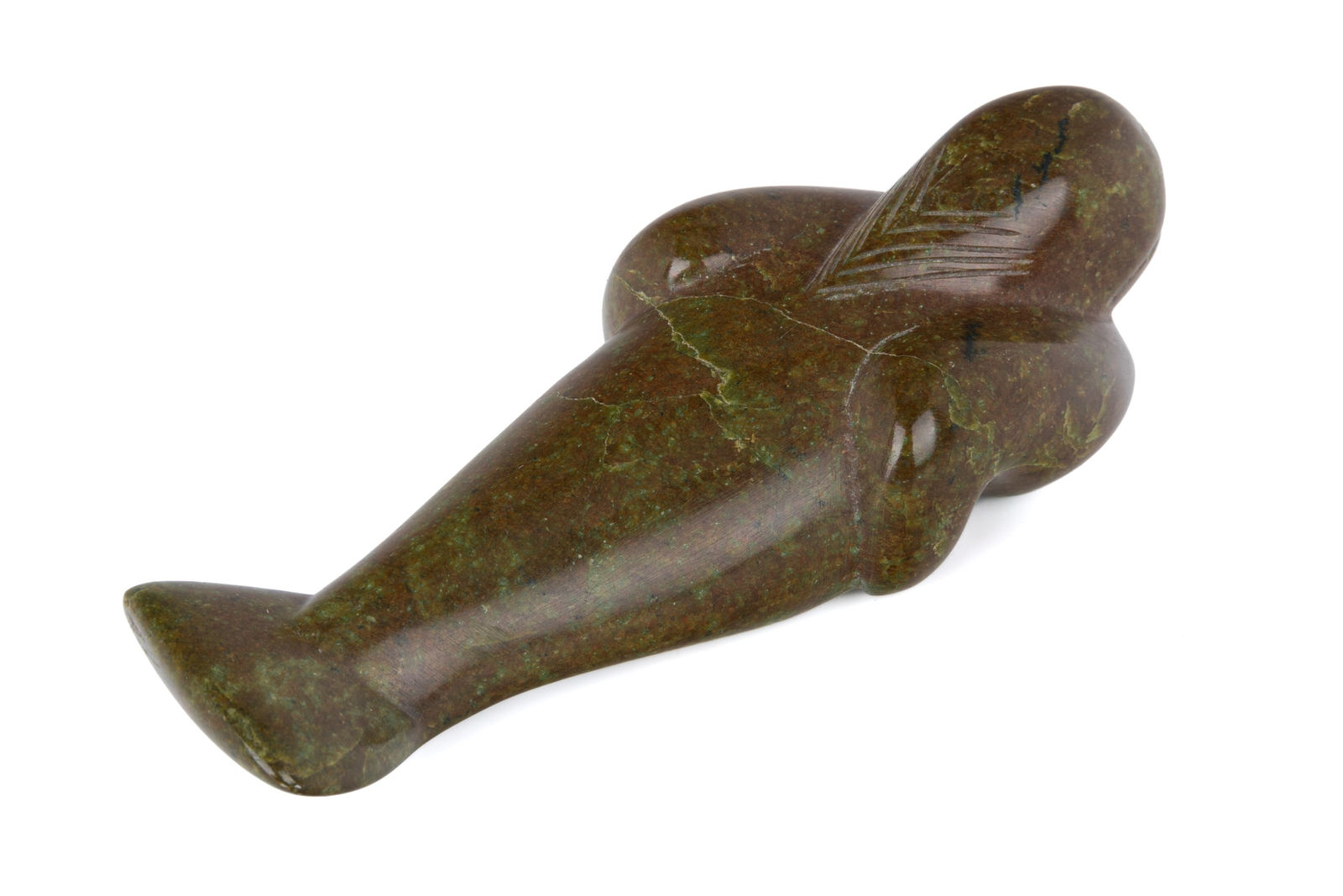 TEMELA PITSIULAK (1919-D) KIMMIRUT (LAKE HARBOUR), Swimming Sedna, 1970s