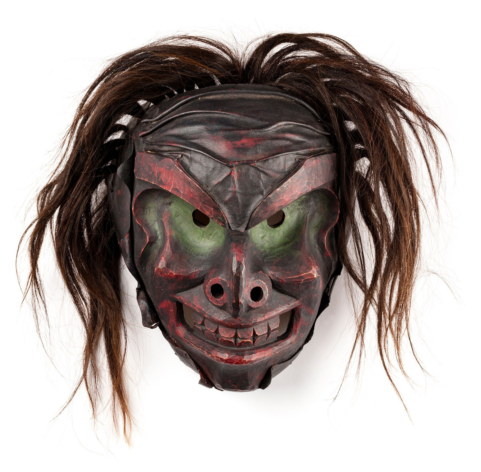 BEAU DICK (1955-2017) KWAKWA̱KA̱ʼWAKW, Ba̱k’wa̱s (Bookwus / Bukwus / Wild Man of the Woods) Mask, c. early-mid 2000s