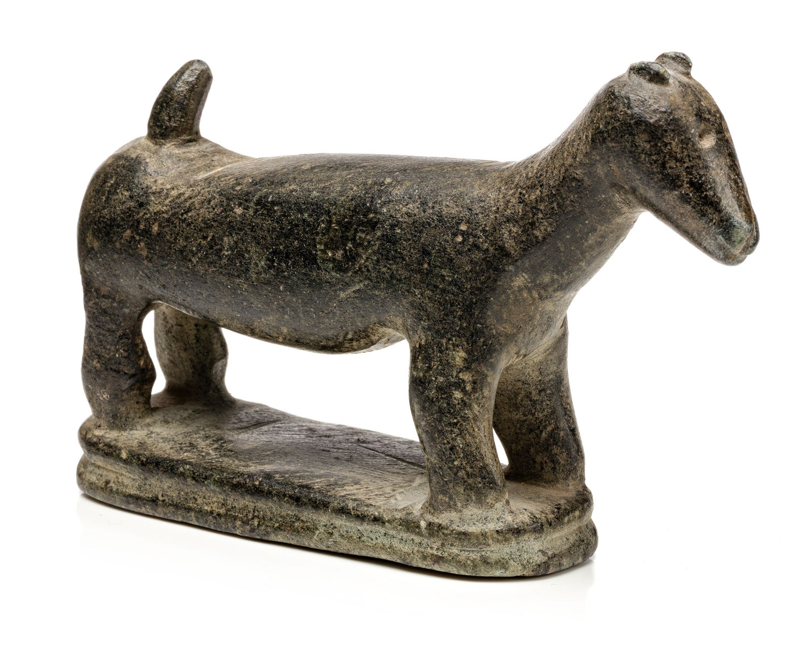 ANDY MIKI (1918-1983) ARVIAT/TIKIRAQJUAQ (ESKIMO POINT/WHALE COVE), Dog, c. 1960-62