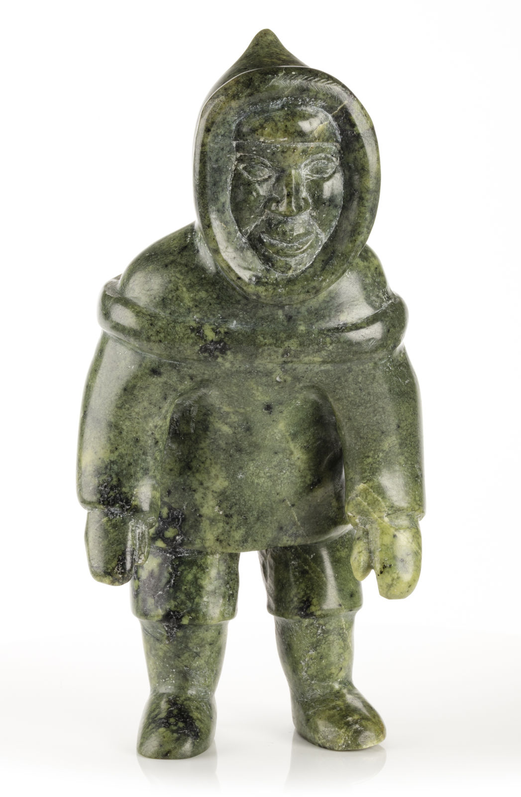 QAUNAQ (HAUNAK) MIKKIGAK (1932- 2020) KINNGAIT (CAPE DORSET), Man with Pack, c. 1970s