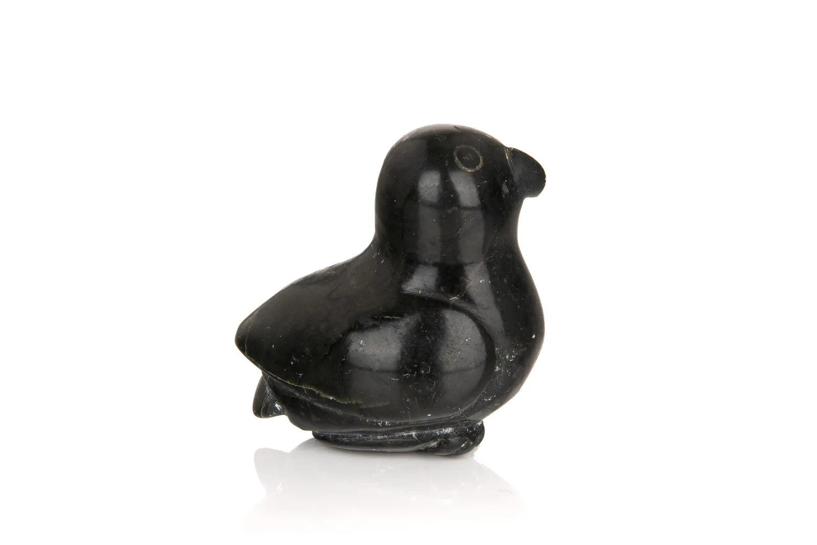 QAUNAQ (HAUNAK) MIKKIGAK (1932- 2020) KINNGAIT (CAPE DORSET), Pudgy Bird, c. 1970s