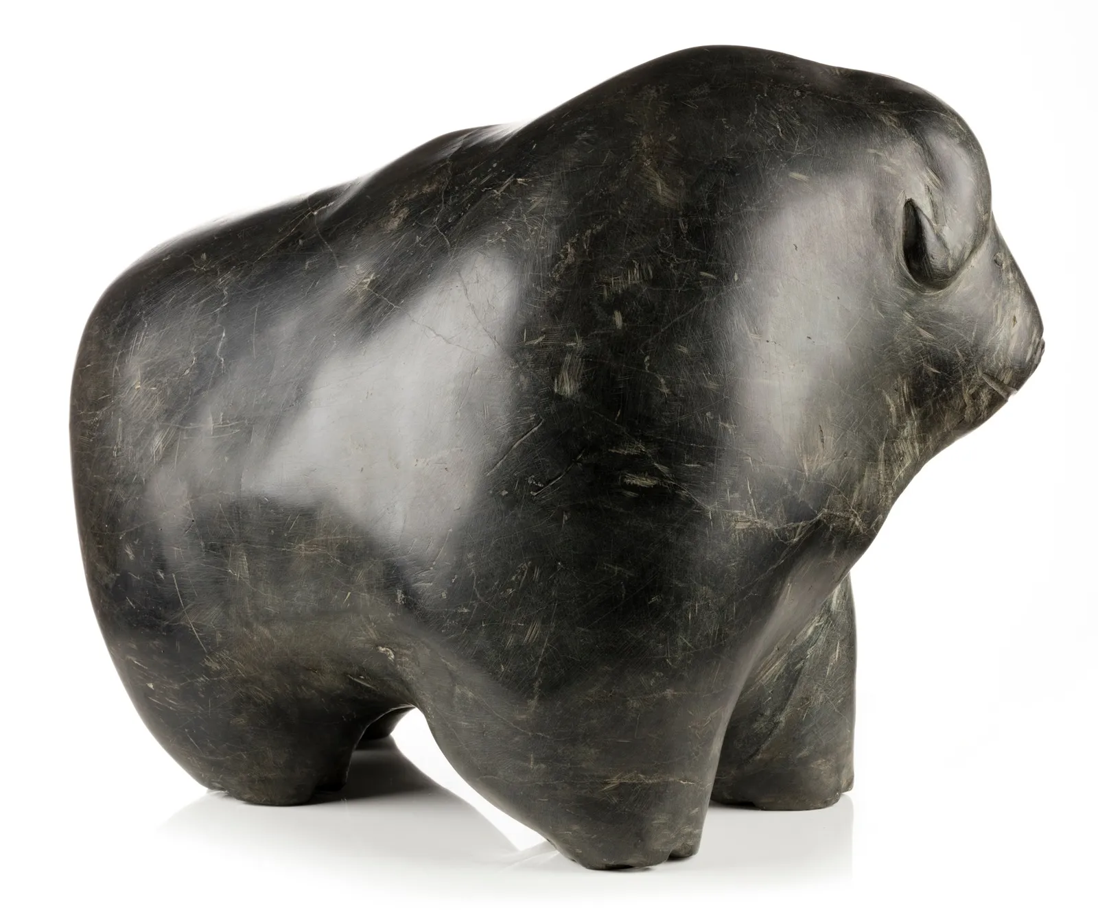 PETER SEVOGA (1940-2007), QAMANI’TUAQ (BAKER LAKE), Muskox, c. 1972