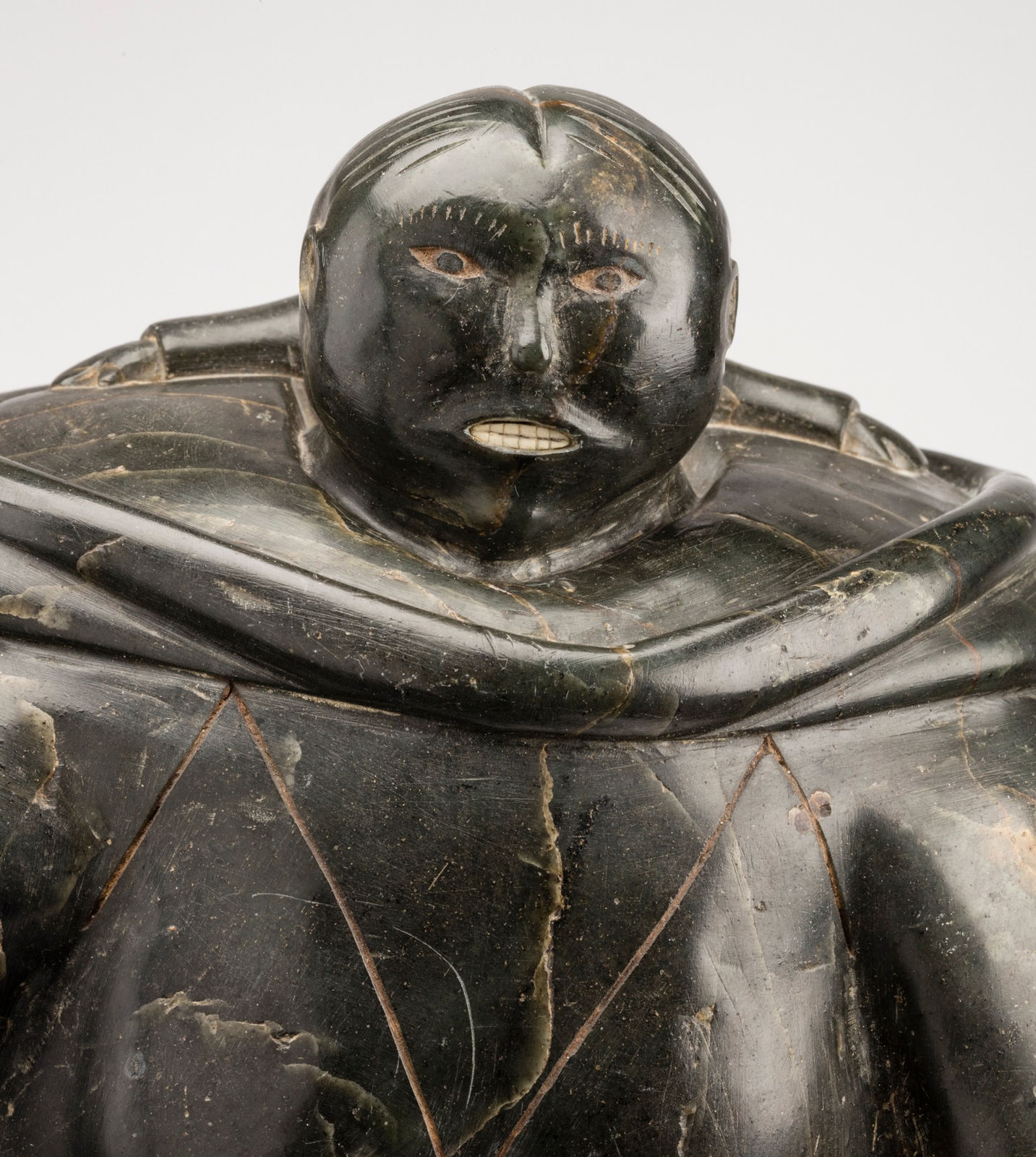 ISA AQIATTUSUK SMILER (1921-1986) INUKJUAK (PORT HARRISON), Standing Mother and Child, c. 1953