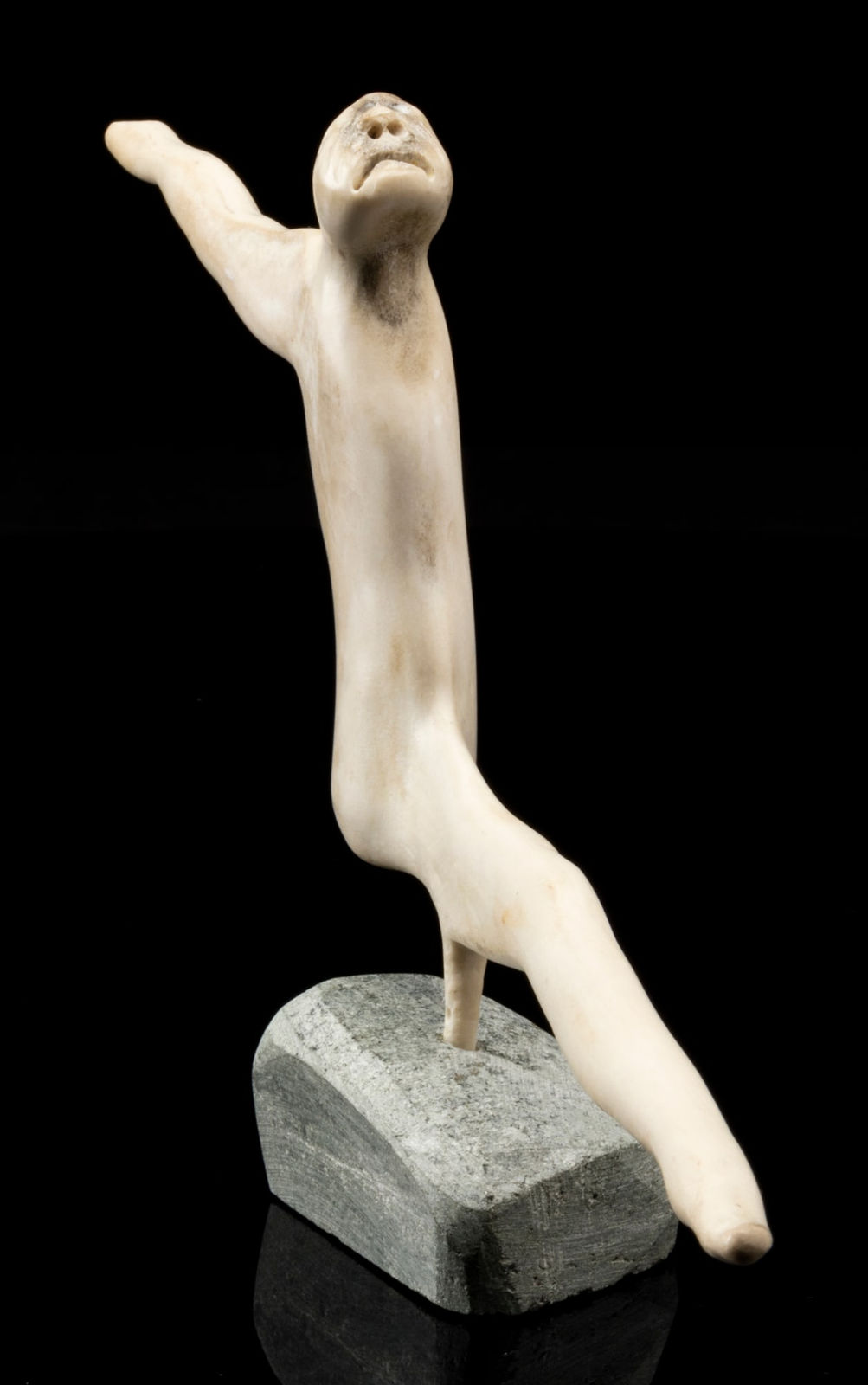 NICK SIKKUARK (1943-2013) UQSUQTUUQ (GJOA HAVEN), Somersaulting Figure, c. 1990 or later