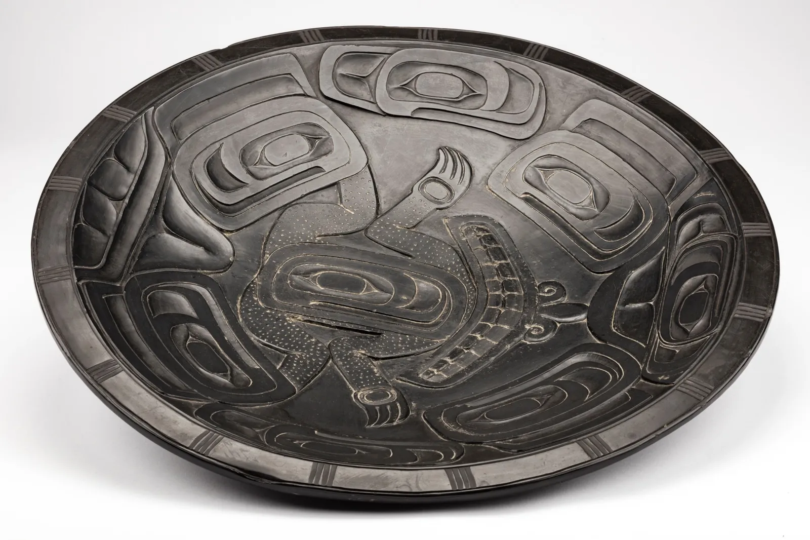 UNIDENTIFIED HAIDA ARTIST, Argillite Platter, c. 1890