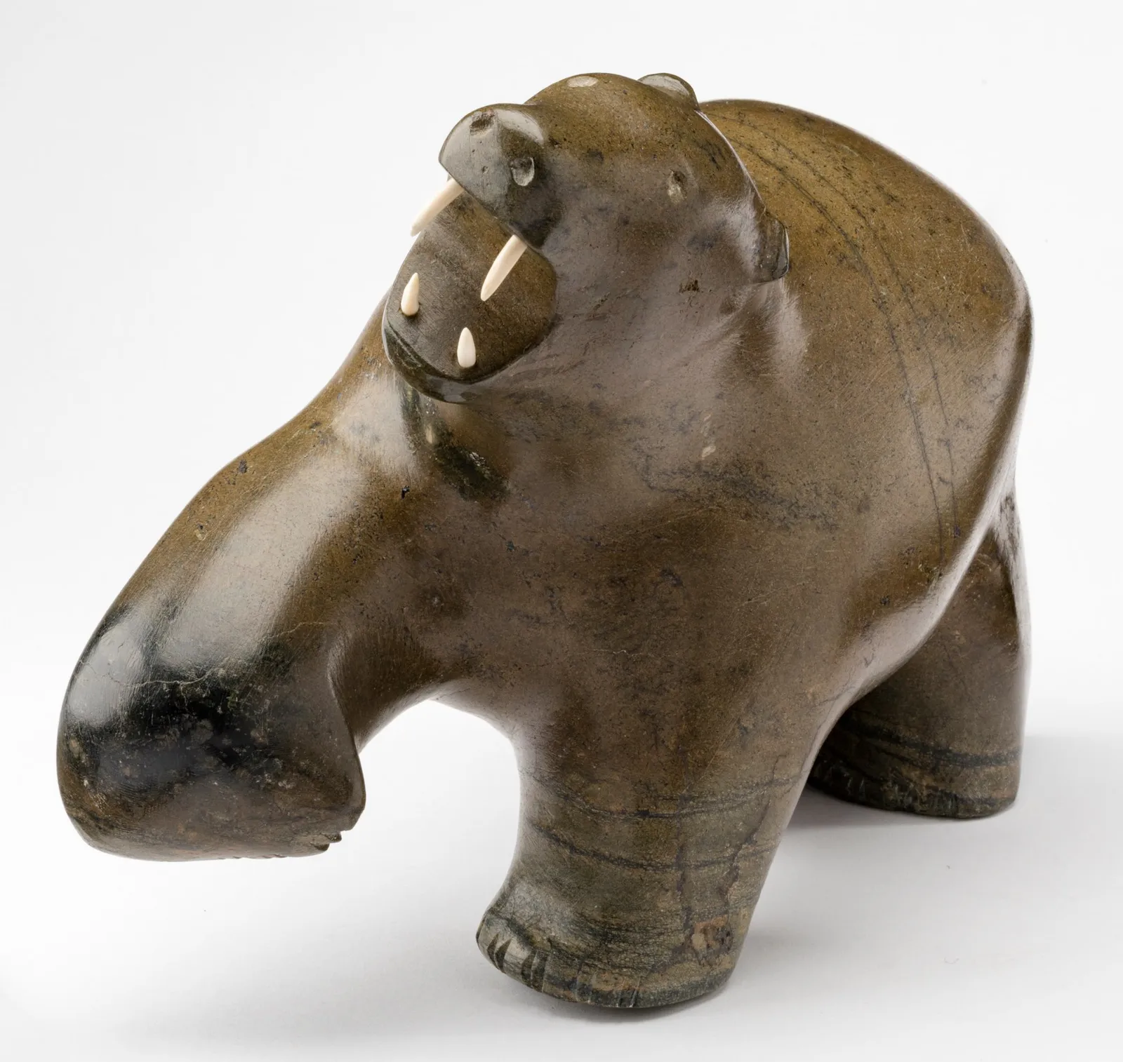 PAUTA SAILA, R.C.A. (1916-2009) KINNGAIT (CAPE DORSET), Roaring Bear, c. 1968