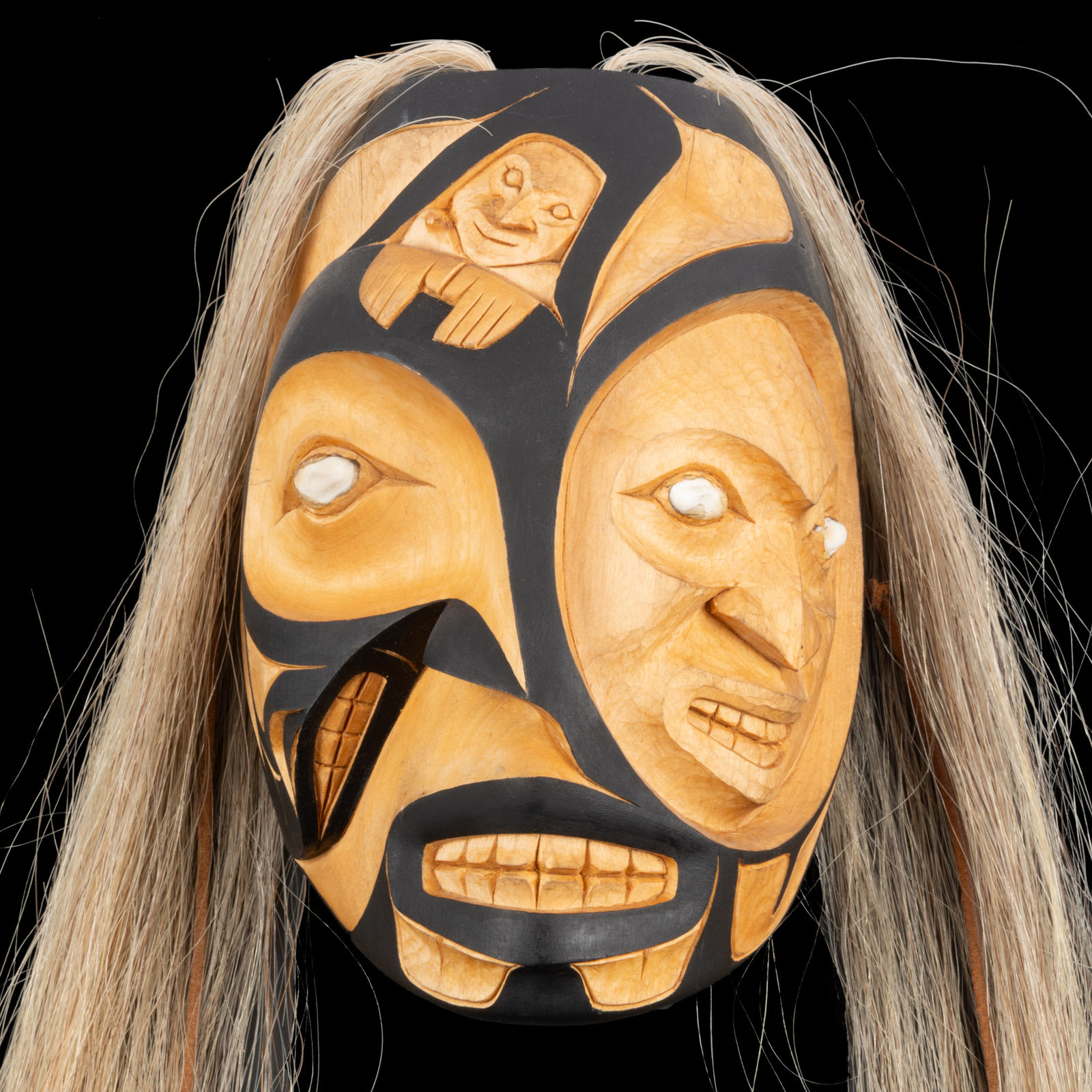 SANFORD WILLIAMS (1967-) MOWACHAHT/MUCHALAHT (NUU-CHAH-NULTH), Mask, 2 Aug 2008