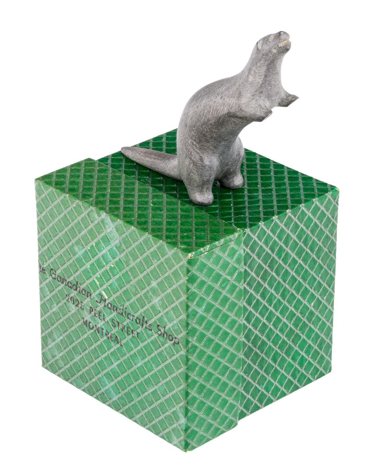 UNIDENTIFIED ARTIST, Probably PUVIRNITUQ (POVUNGNITUK), Otter Standing Guard, early 1950s