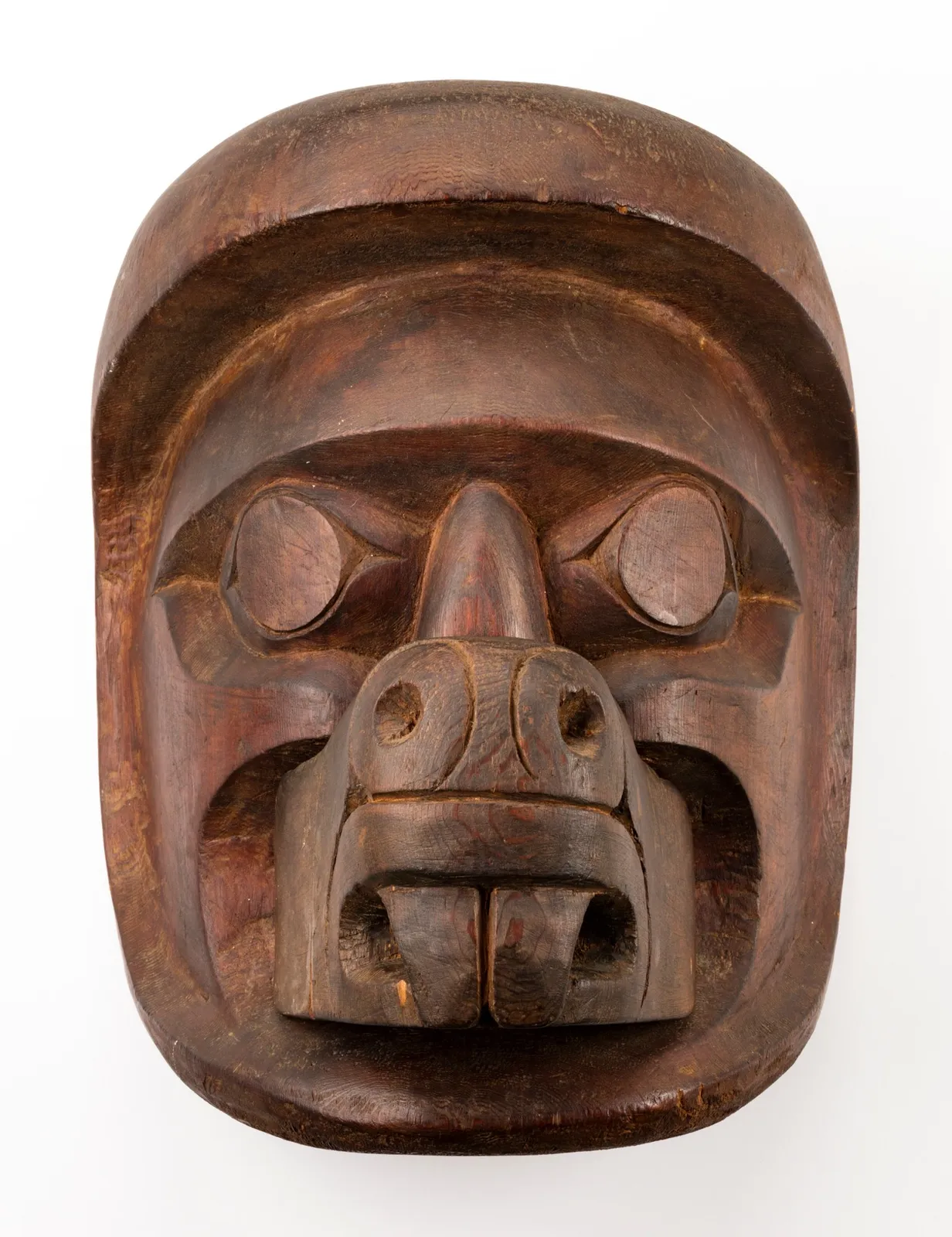 MUNGO MARTIN (1879-1962) KWAKWA̱KA̱ʼWAKW, Beaver Echo Mask, c. 1950s