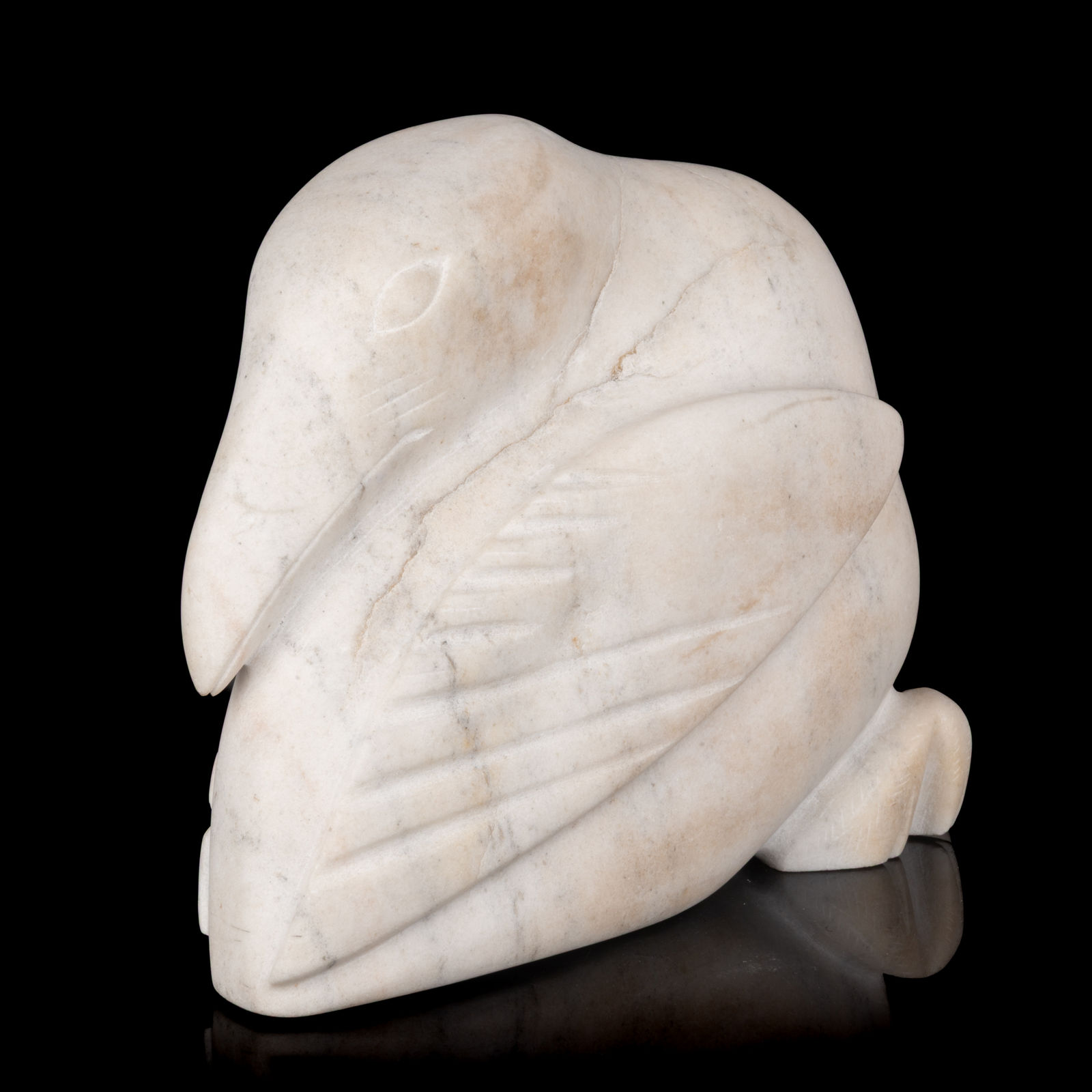 KENOJUAK ASHEVAK, C.C., R.C.A. (1927-2013) KINNGAIT (CAPE DORSET), Resting Bird, 1989