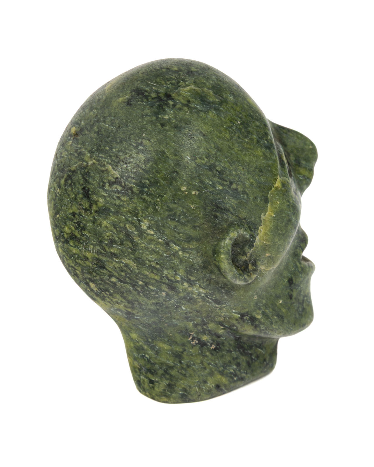 UNIDENTIFIED ARTIST, KINNGAIT (CAPE DORSET), Smiling Head of a Gaunt Man, late 1950s or early 1960s