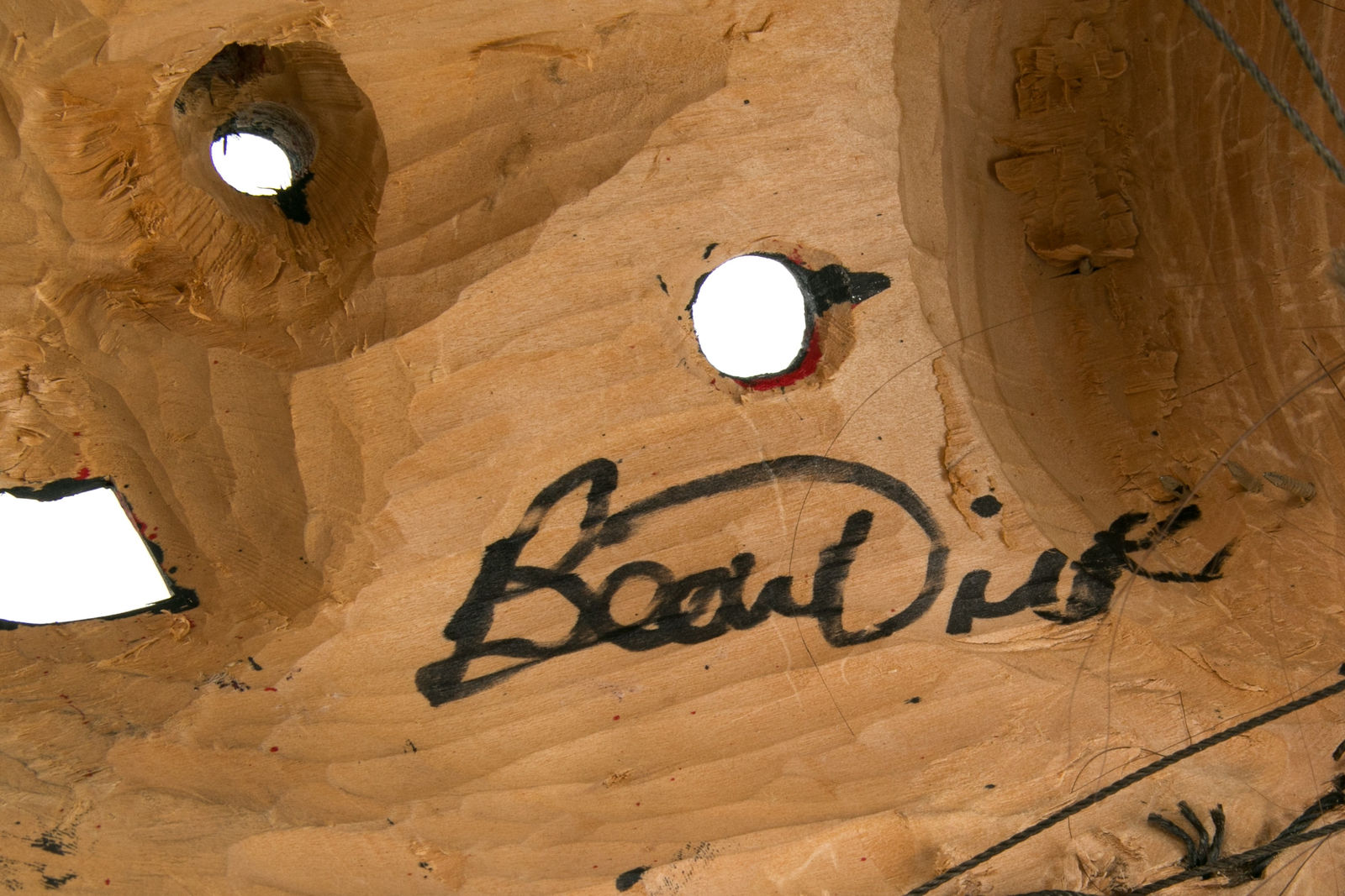 BEAU DICK (1955-2017) KWAKWA̱KA̱ʼWAKW, Ba̱k’wa̱s (Bookwus / Bukwus / Wild Man of the Woods) Mask, c. early-mid 2000s