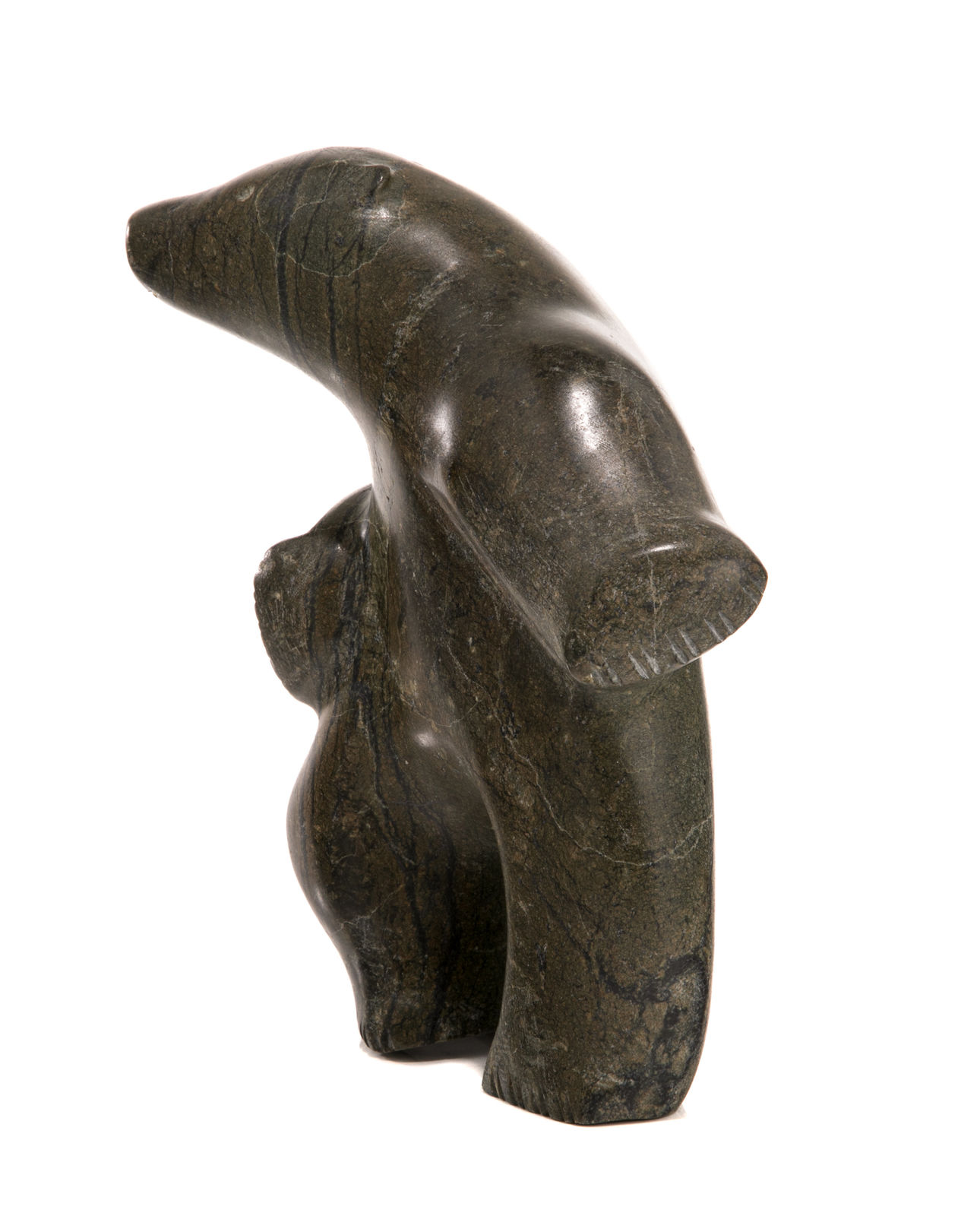 PAUTA SAILA, R.C.A. (1916-2009) KINNGAIT (CAPE DORSET), Promenading Polar Bear, 1970s