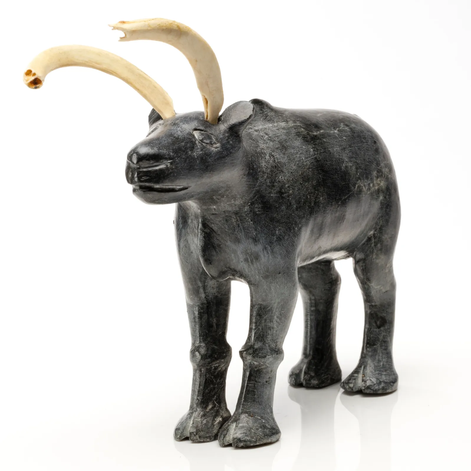 JOE TALIRUNILI (1893-1976) PUVIRNITUQ (POVUNGNITUK), Standing Caribou, c. 1965