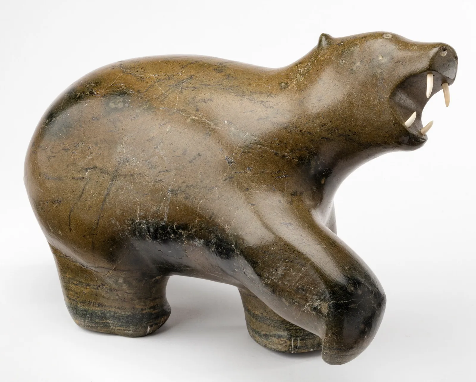 PAUTA SAILA, R.C.A. (1916-2009) KINNGAIT (CAPE DORSET), Roaring Bear, c. 1968