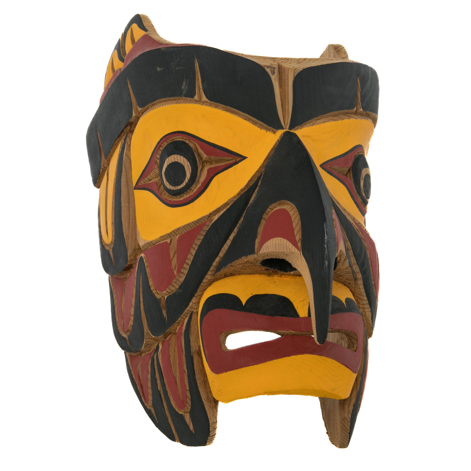 ANDY BRUCE (1970-) KWAKWA̱KA̱ʼWAKW, ALERT BAY, B.C, Hawkman Mask, 1990s