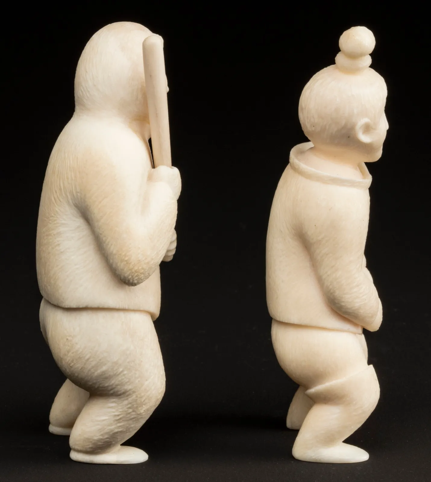 CECILIE KLEIST (1949-) GREENLAND, Man and Woman, early 1970s