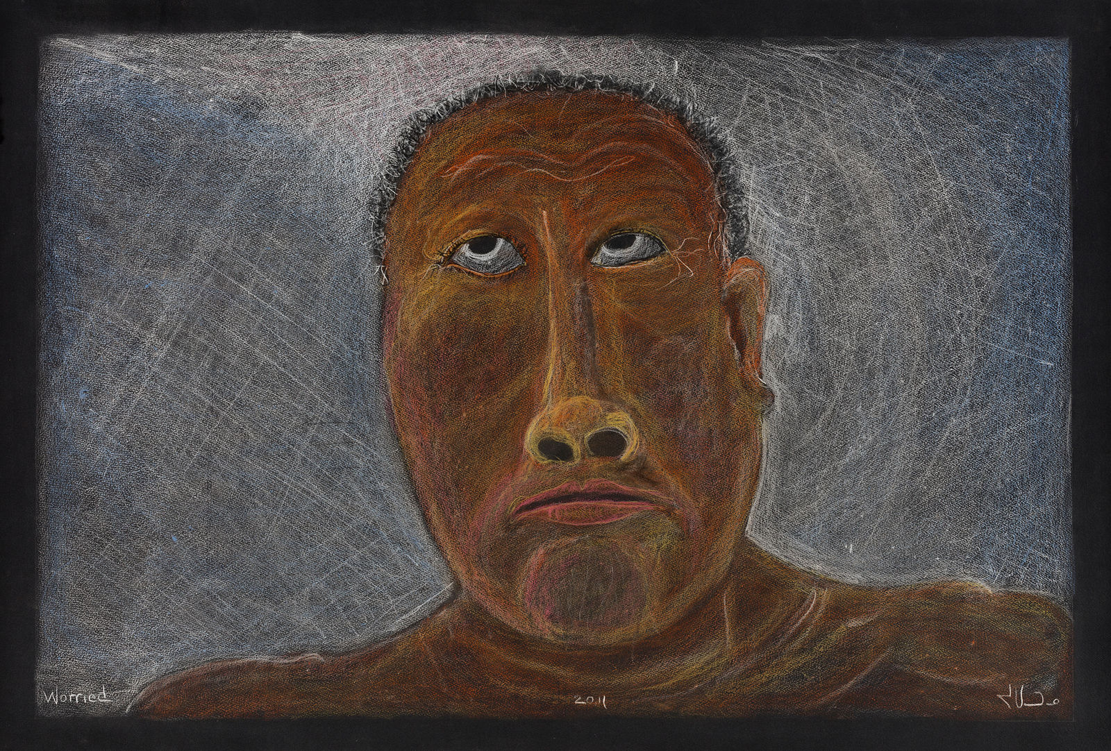 JUTAI TOONOO (1959-2015) KINNGAIT (CAPE DORSET), Worried, 2011